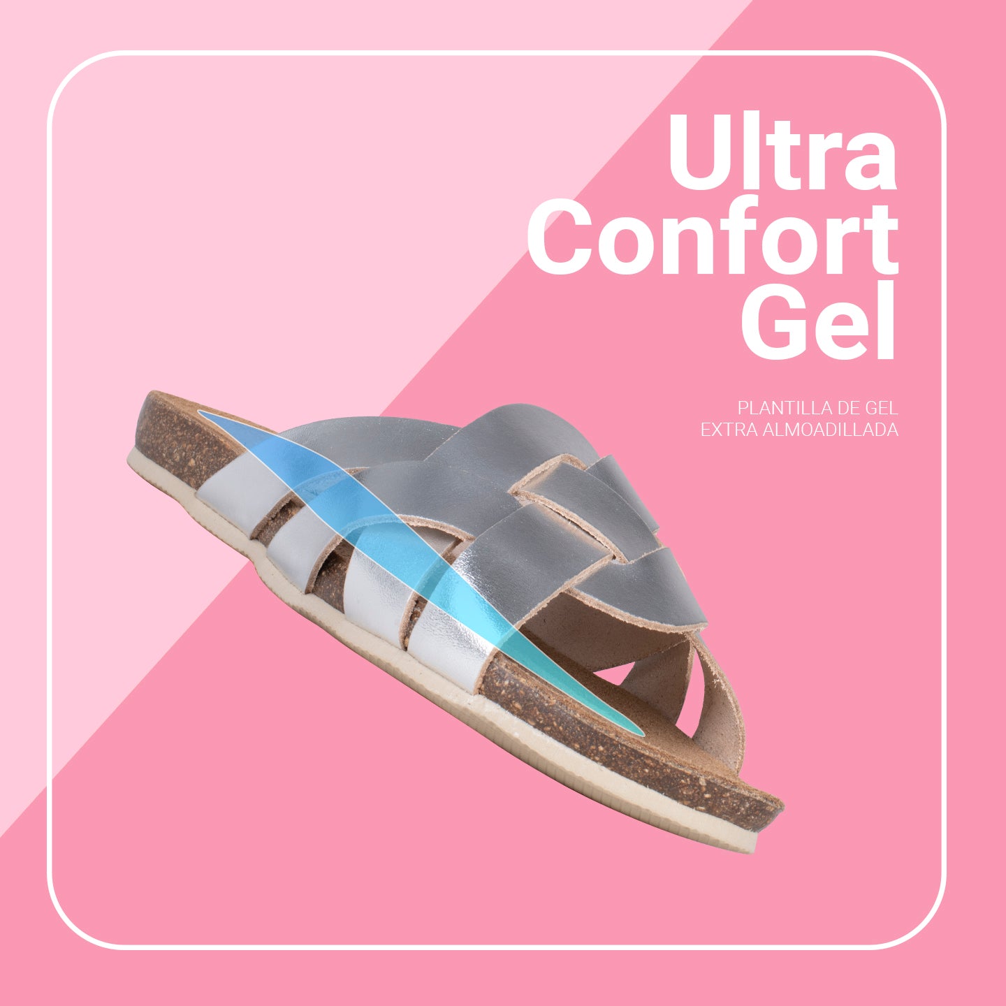 DALIA – Sandalias planas de color NEGRO