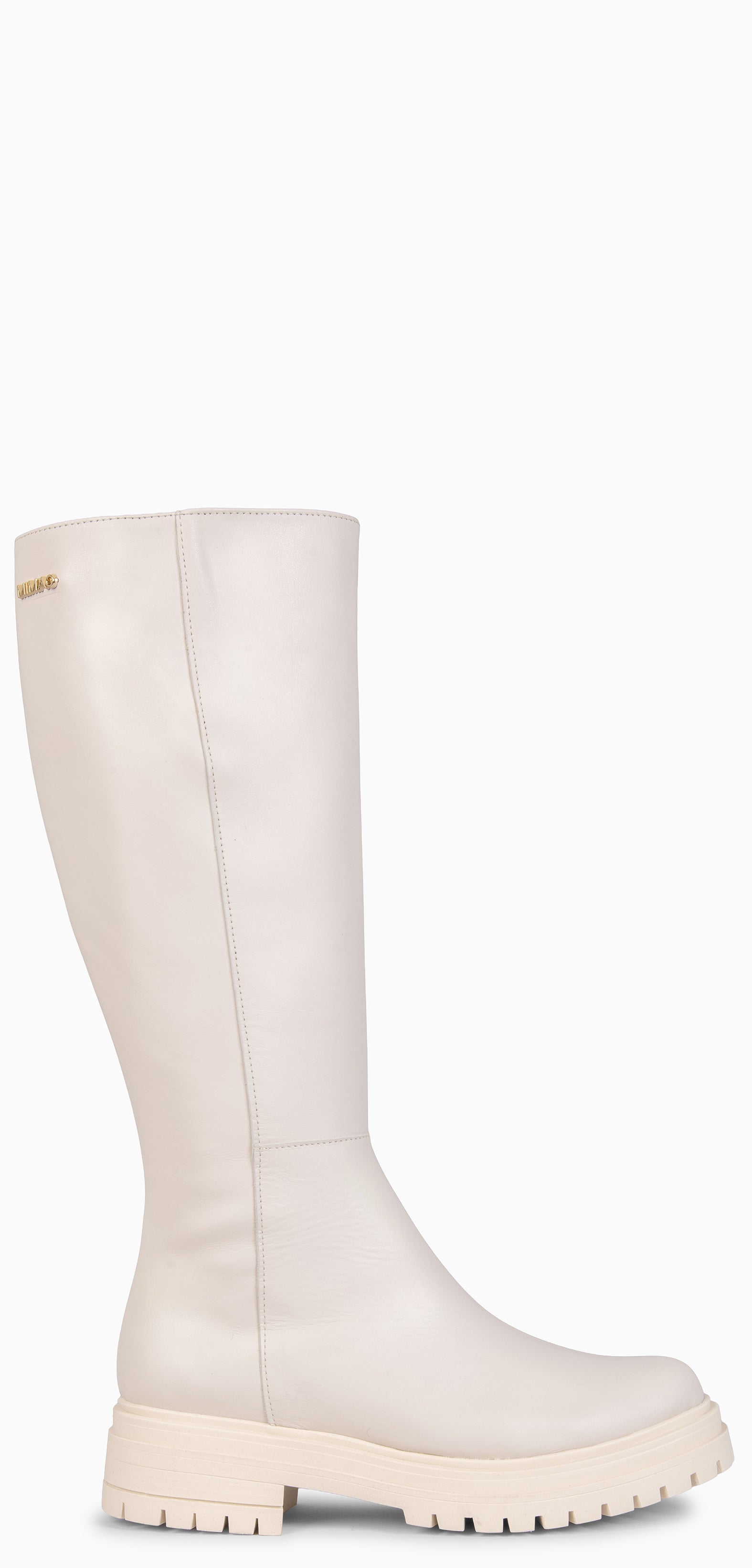 NOA - Botas altas con plataforma BEIGE