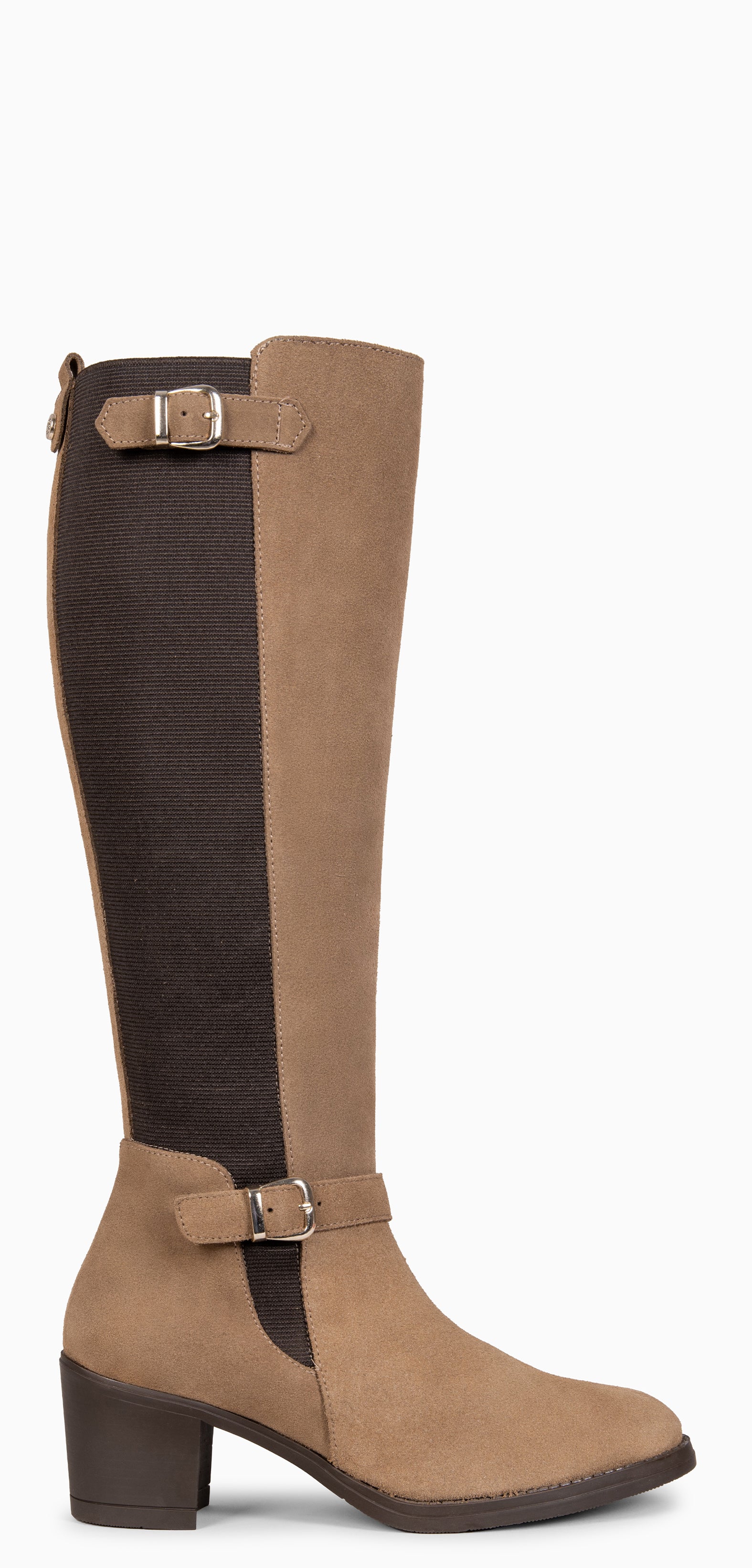 Sena - Botas de vestir con caña elástica TAUPE