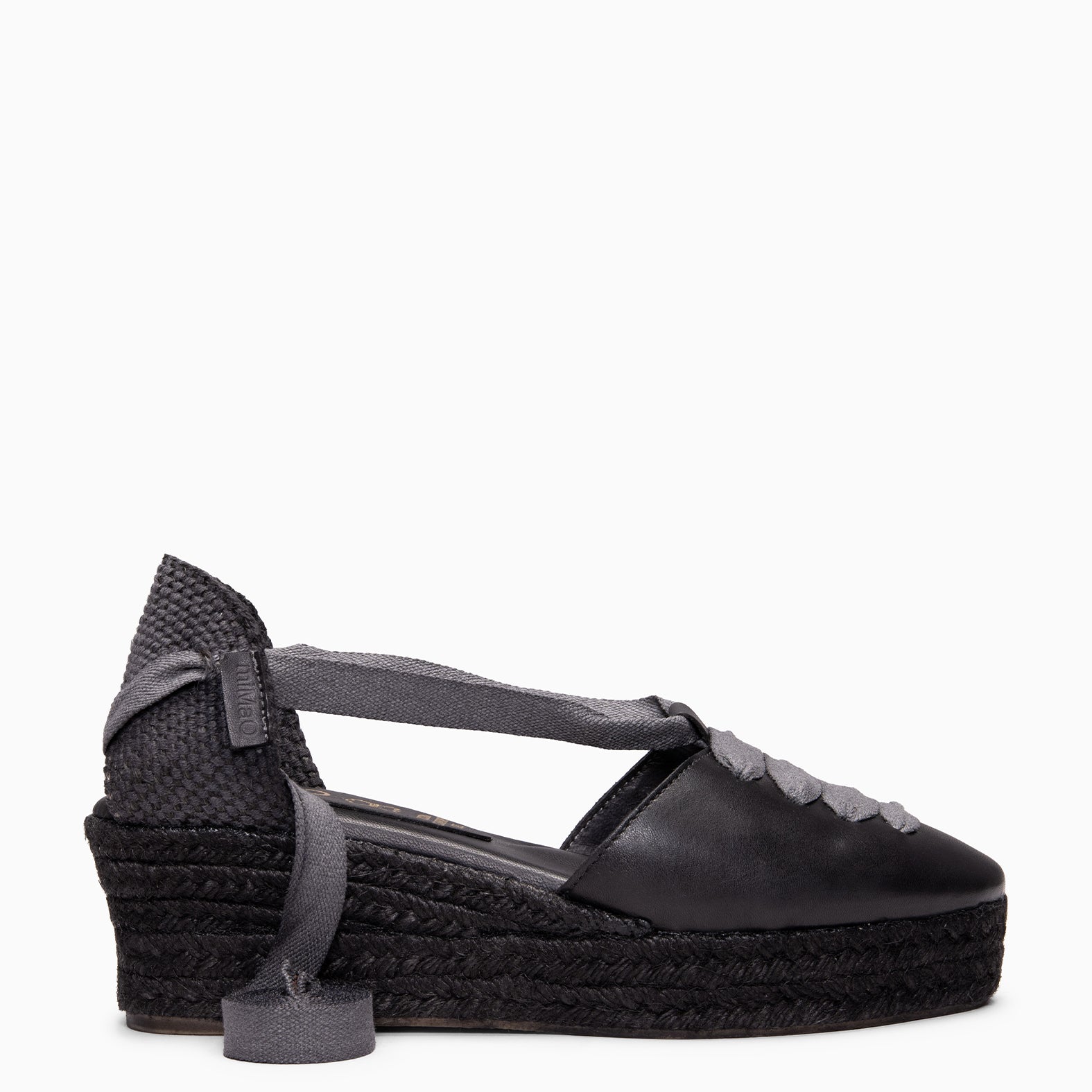 NOJA - Cuñas de esparto con tintado natural NEGRO