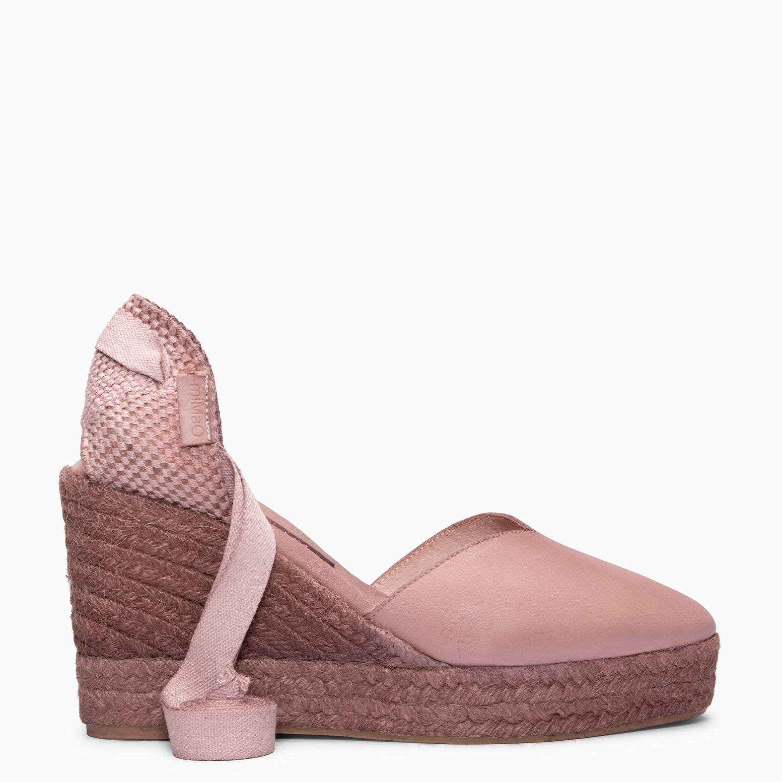 TALAIA - Espadrilles à haut talon BLEU (teinture naturelle par immersion)