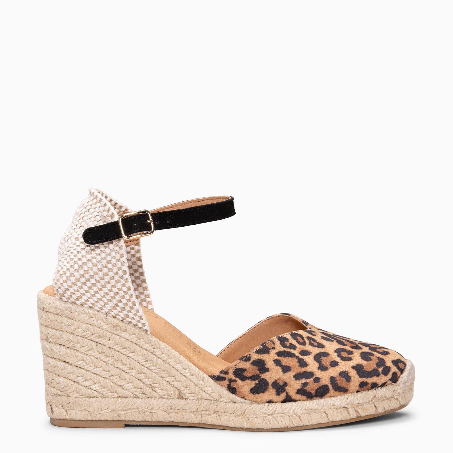 NERJA - ANIMAL PRINT WEDGE ESPADRILLE