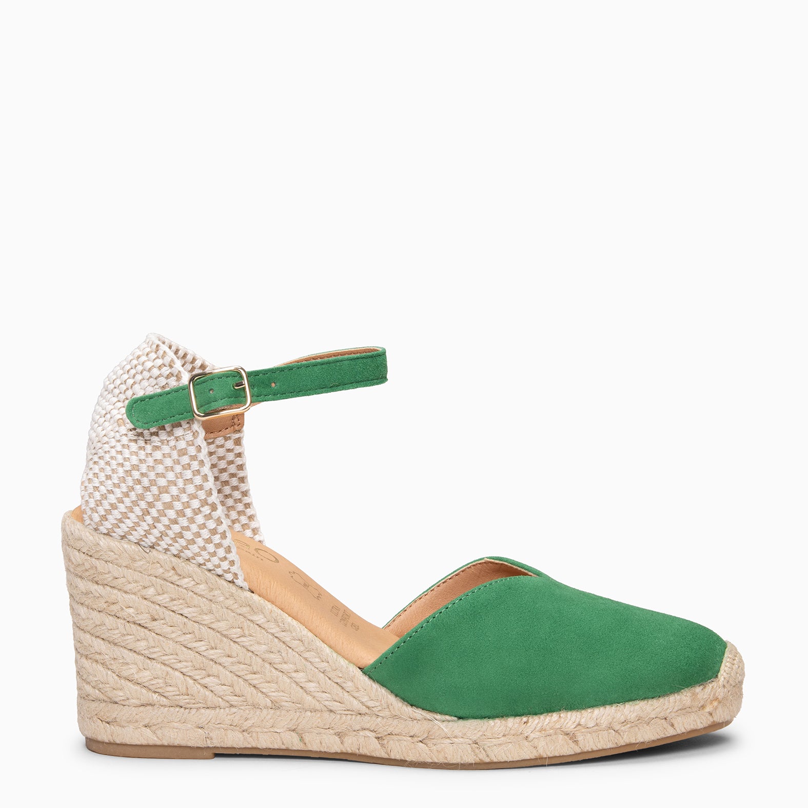 NERJA - GREEN WEDGE ESPADRILLE