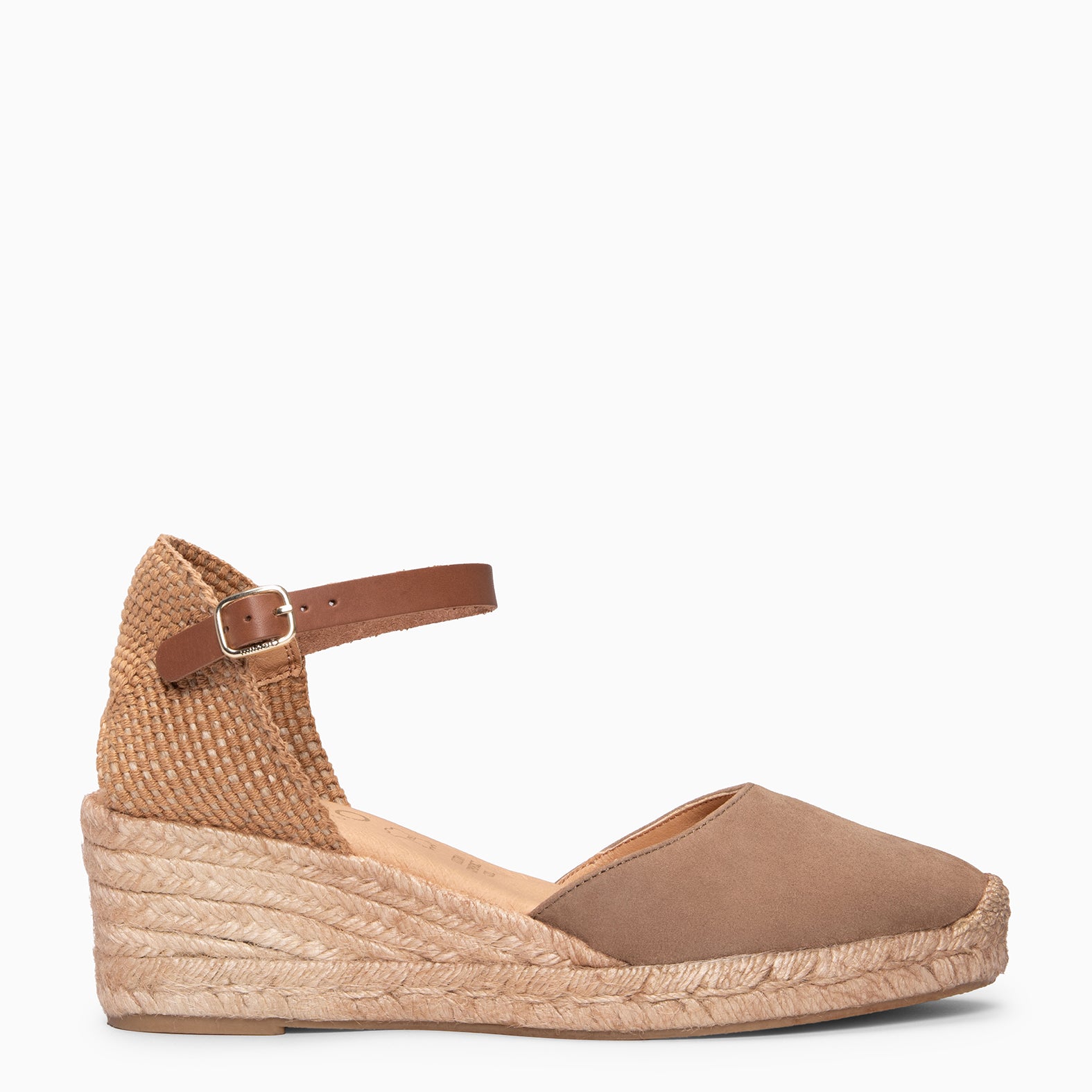 ALTEA - Cuñas de esparto bajas TAUPE