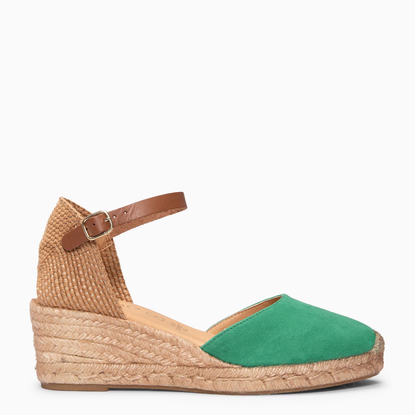 ALTEA - Cuñas de esparto bajas VERDE