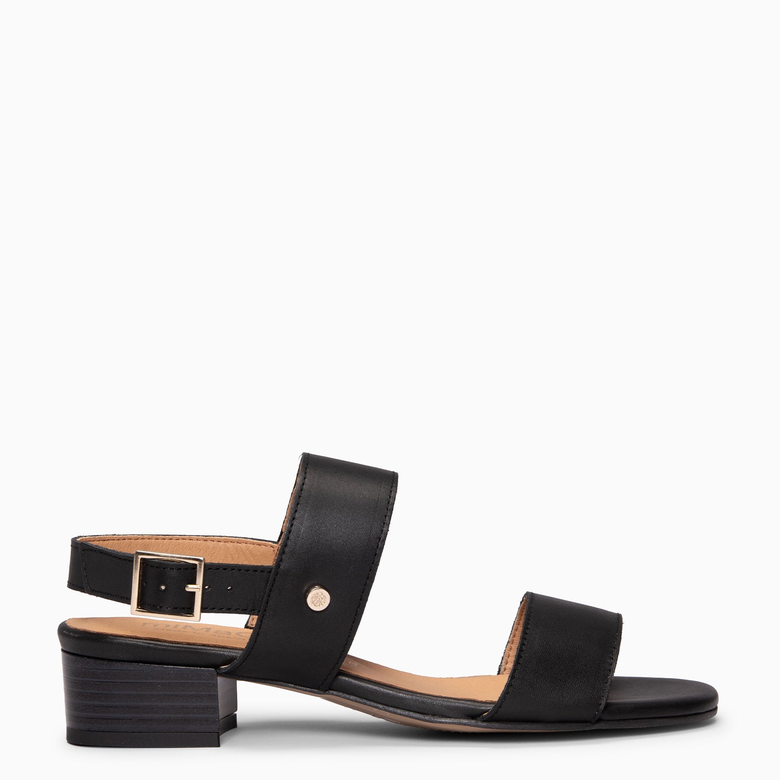 SIA - Sandalias de tacón ancho NEGRO