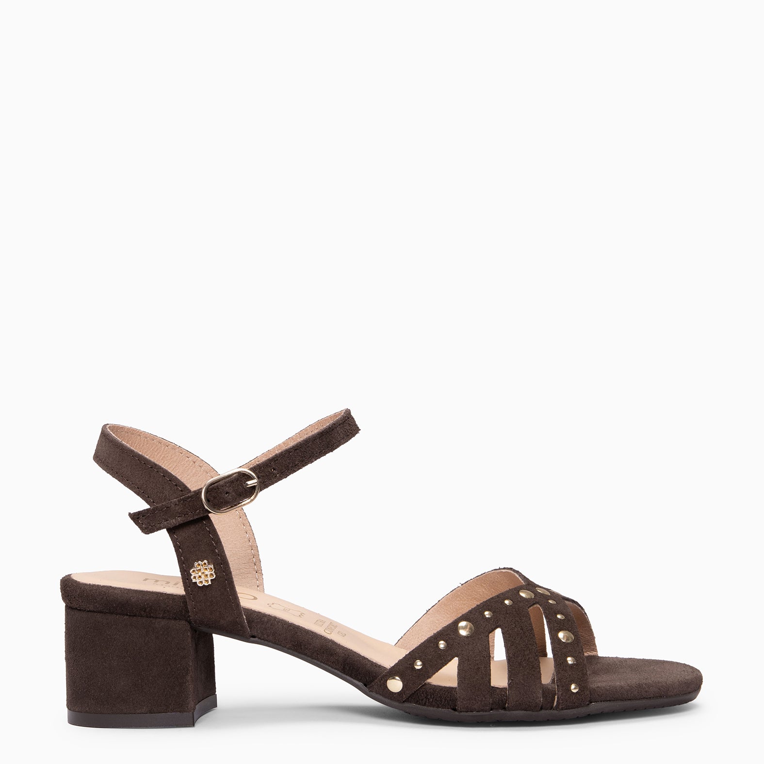 DAISY - Sandalias de tacón medio MARRON