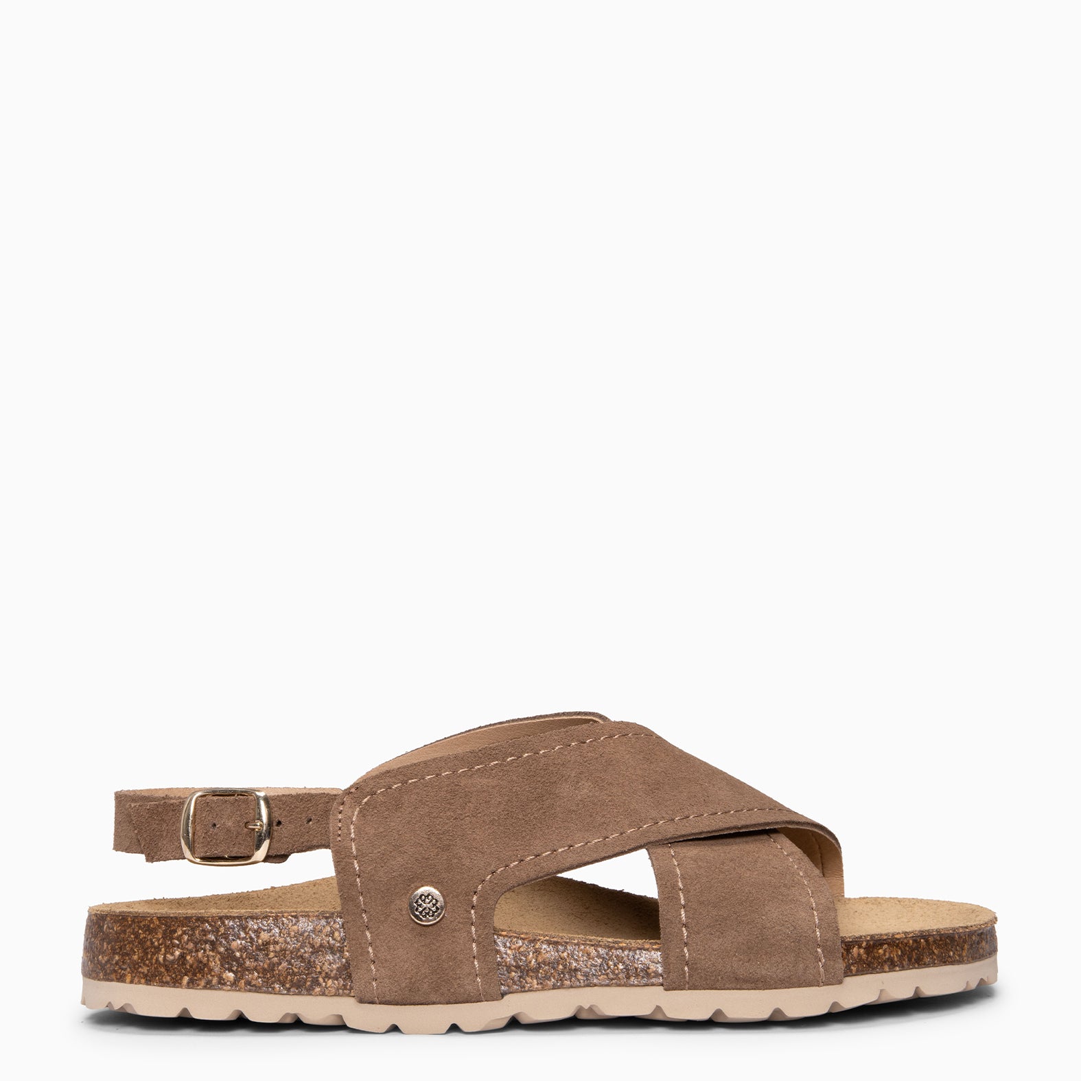 TULUM - TAUPE slingback sandals with BIO sole