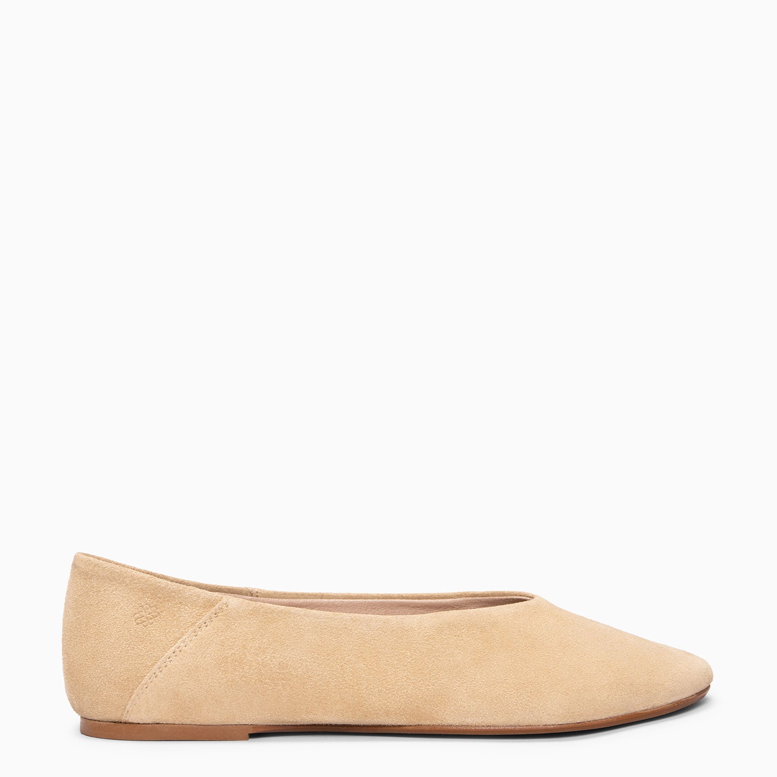 BOREAL - Bailarinas serraje BEIGE