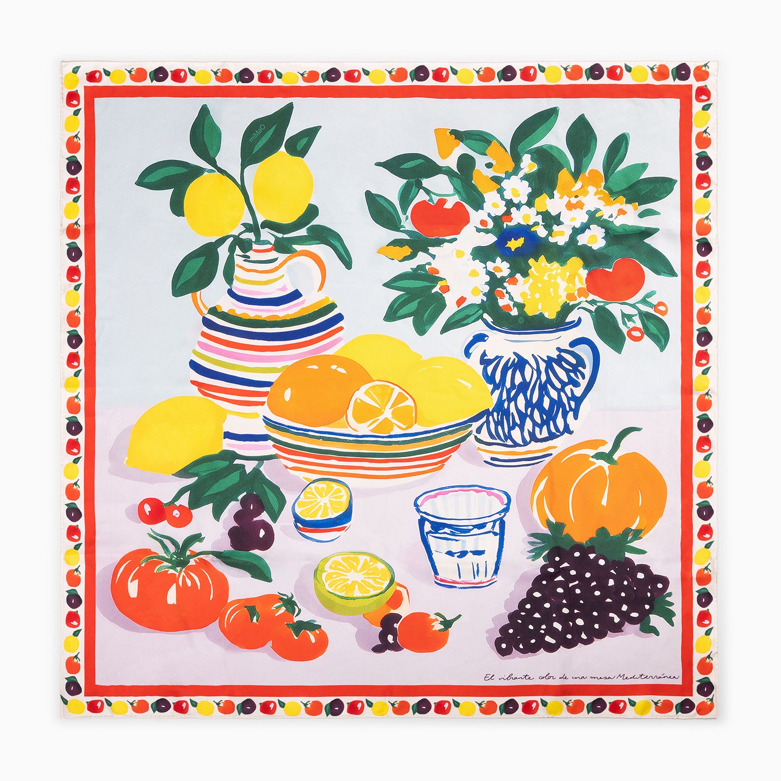 FRESCO - Lenço 100% seda natural