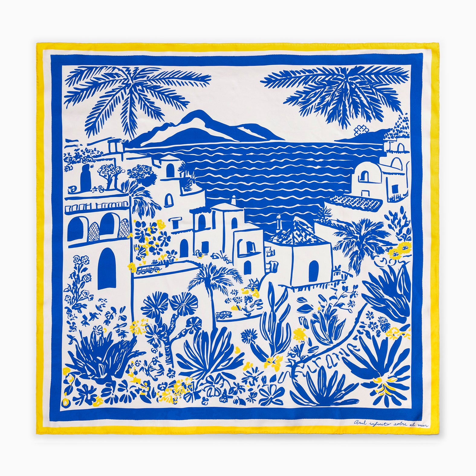 CAPRI - Lenço 100% seda natural