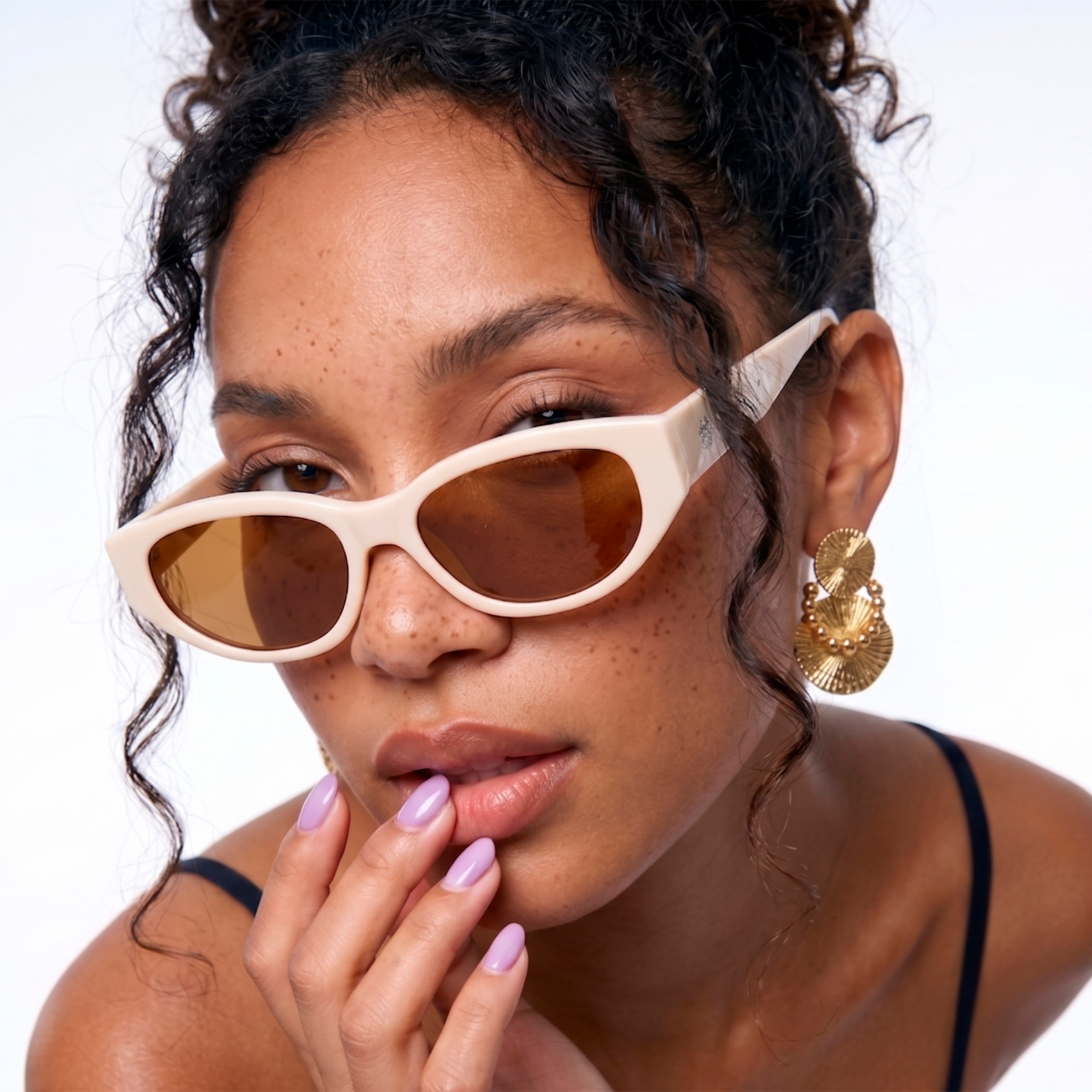ZOREA - Lunettes de soleil optique HD BLANC