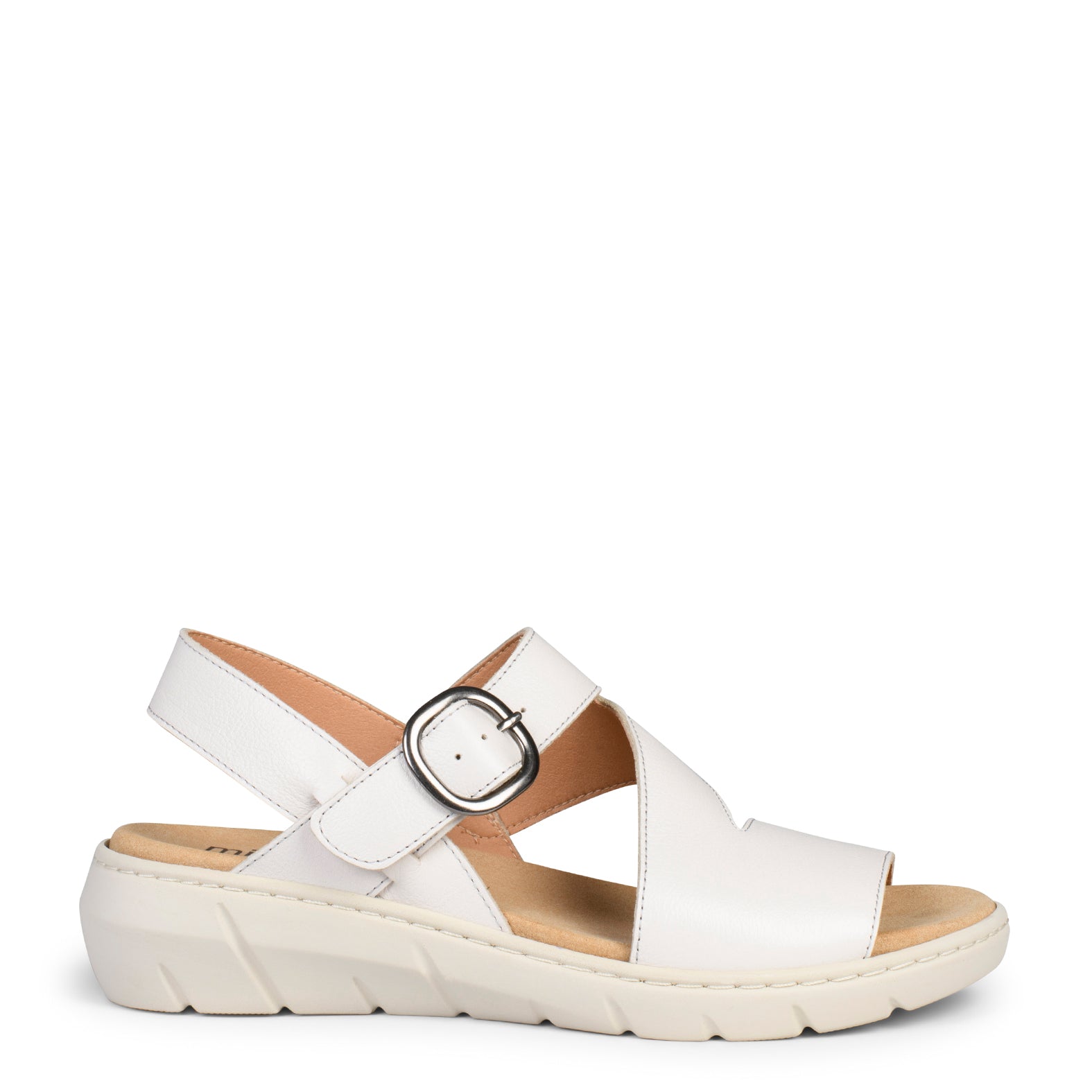NATURA - OFF-WHITE SANDALS WITH REMOVABLE INSOLE