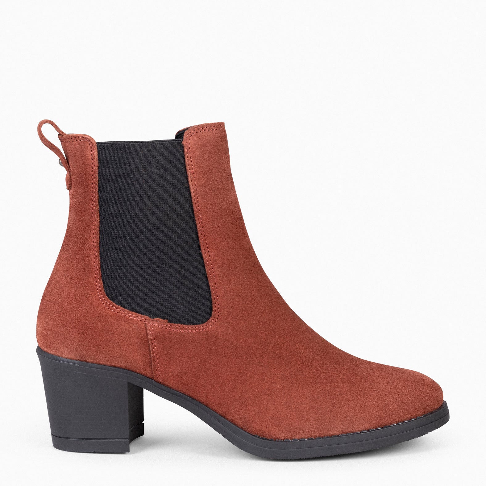 NEW CHELSEA - BRICK Women High heeled booties
