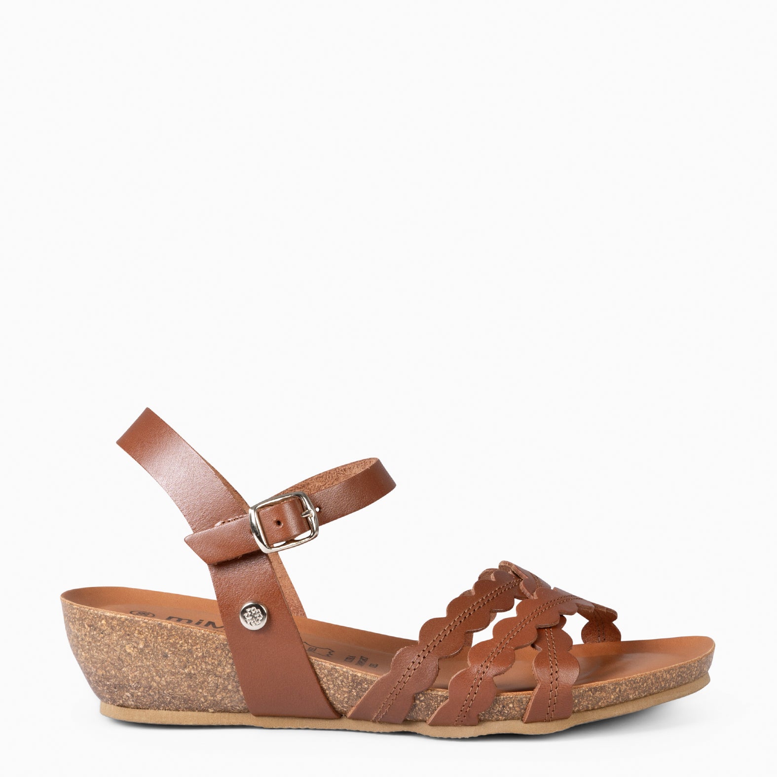 MALTA - HAZEL BIO SANDALS WITH LOW WEDGE