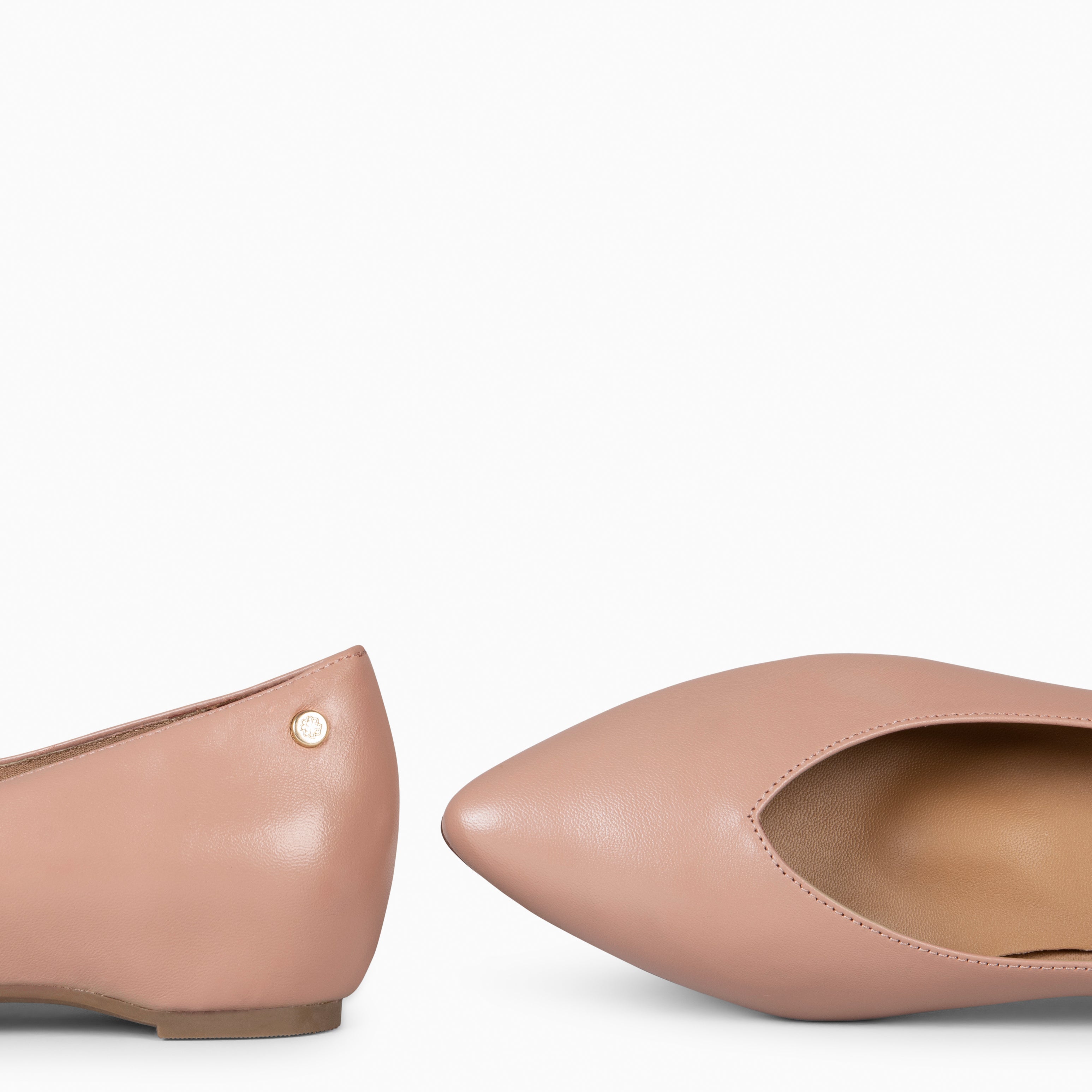 URBAN CUÑA - Zapatos con cuña interna NUDE