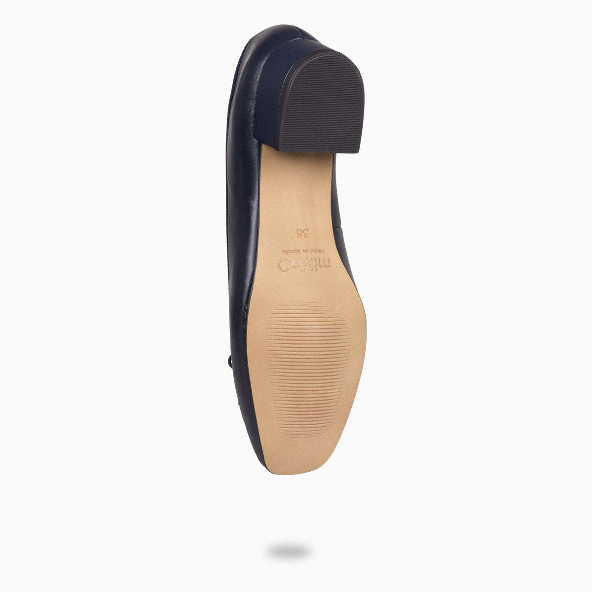 OPERA – Ballerines à talon BLEU MARINE