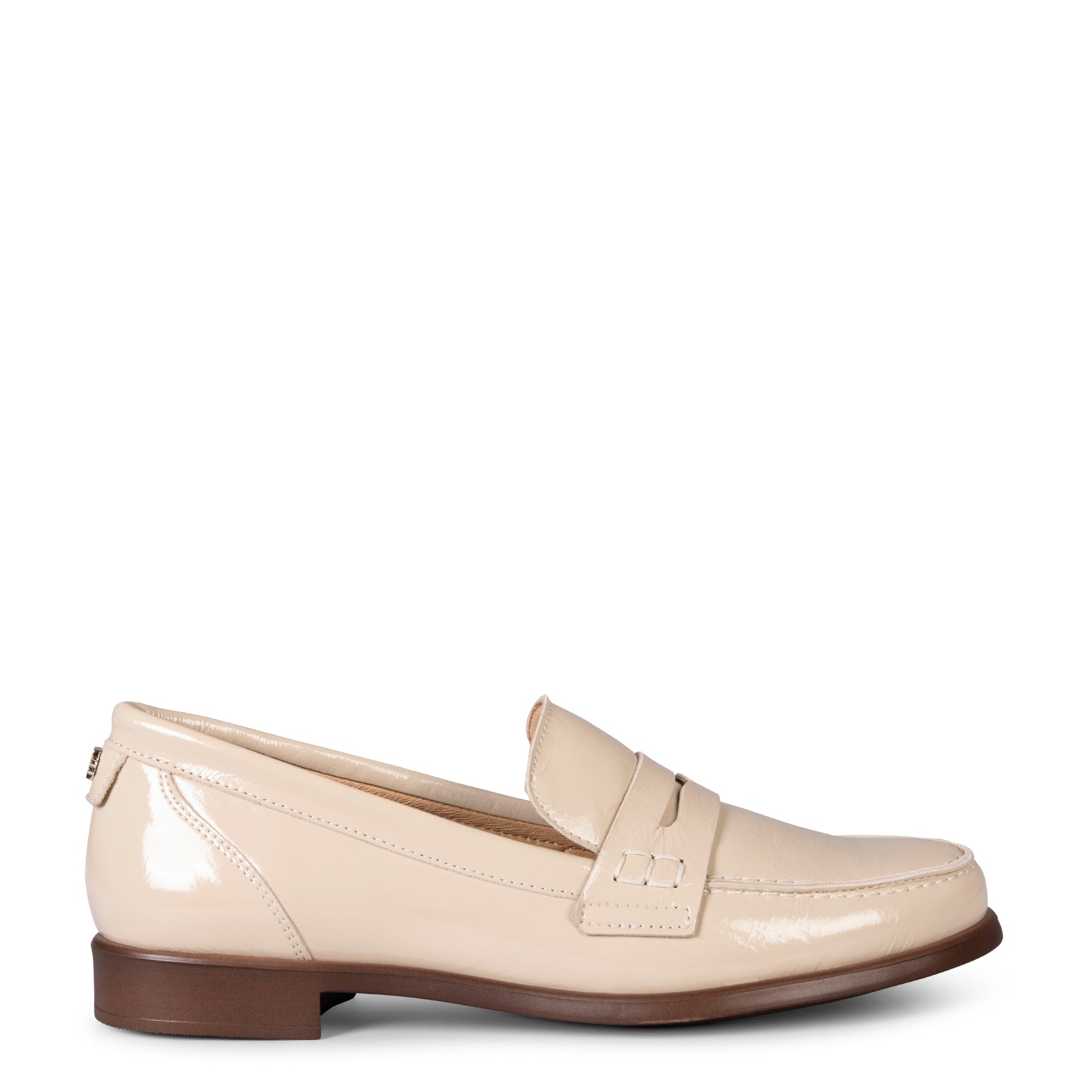 ABBY - Mocassins pour femme en cuir BEIGE
