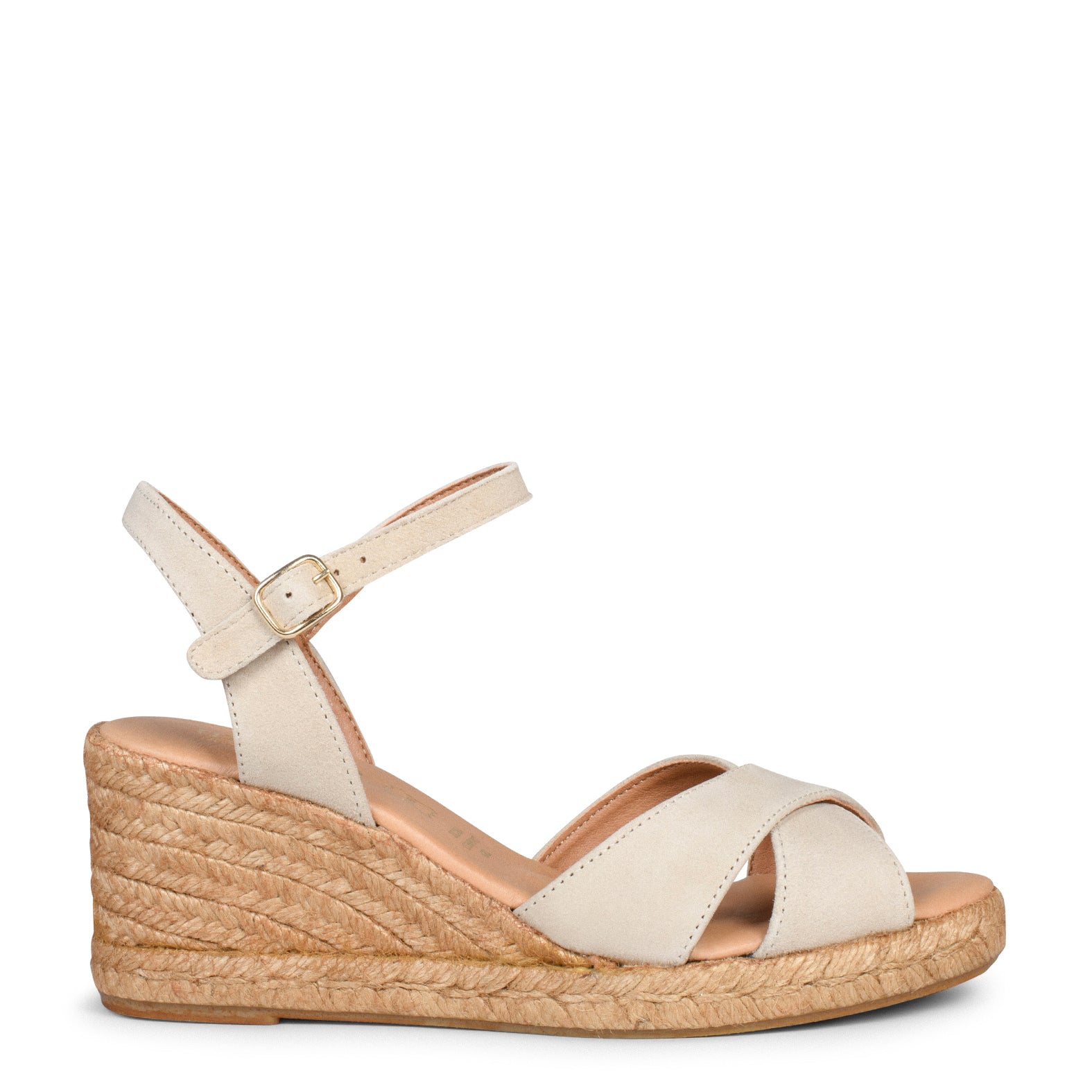 CALPE - BEIGE SUEDE LEATHER ESPADRILLE