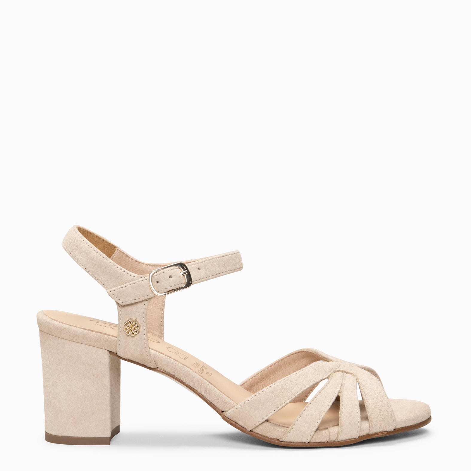 MUSA – Sandalias de Tacón ancho BEIGE - miMaO ®