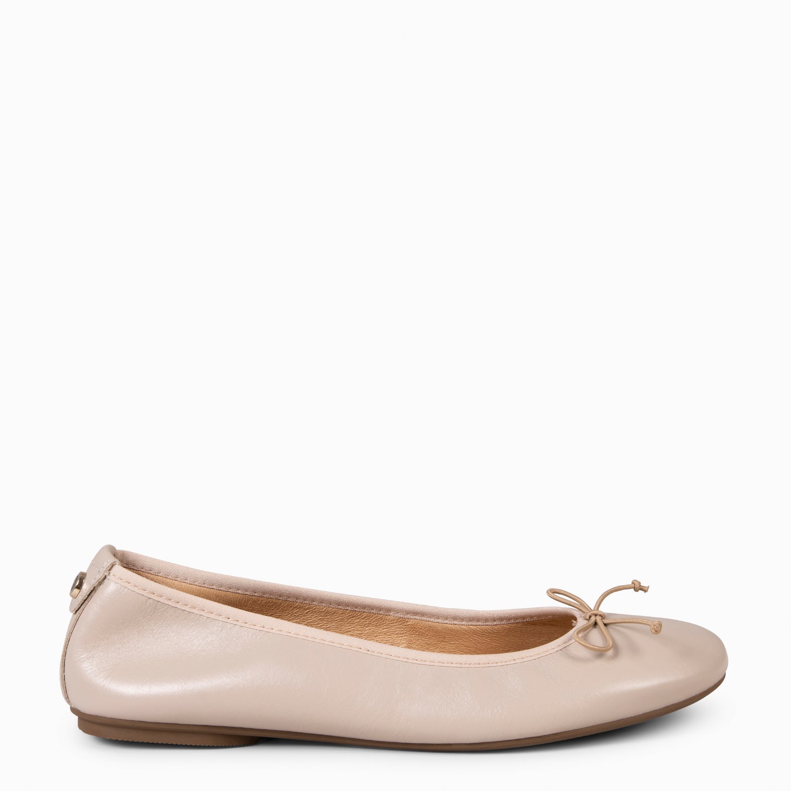 CAMPANILLA - Ballerines Baresoft à nœud BEIGE