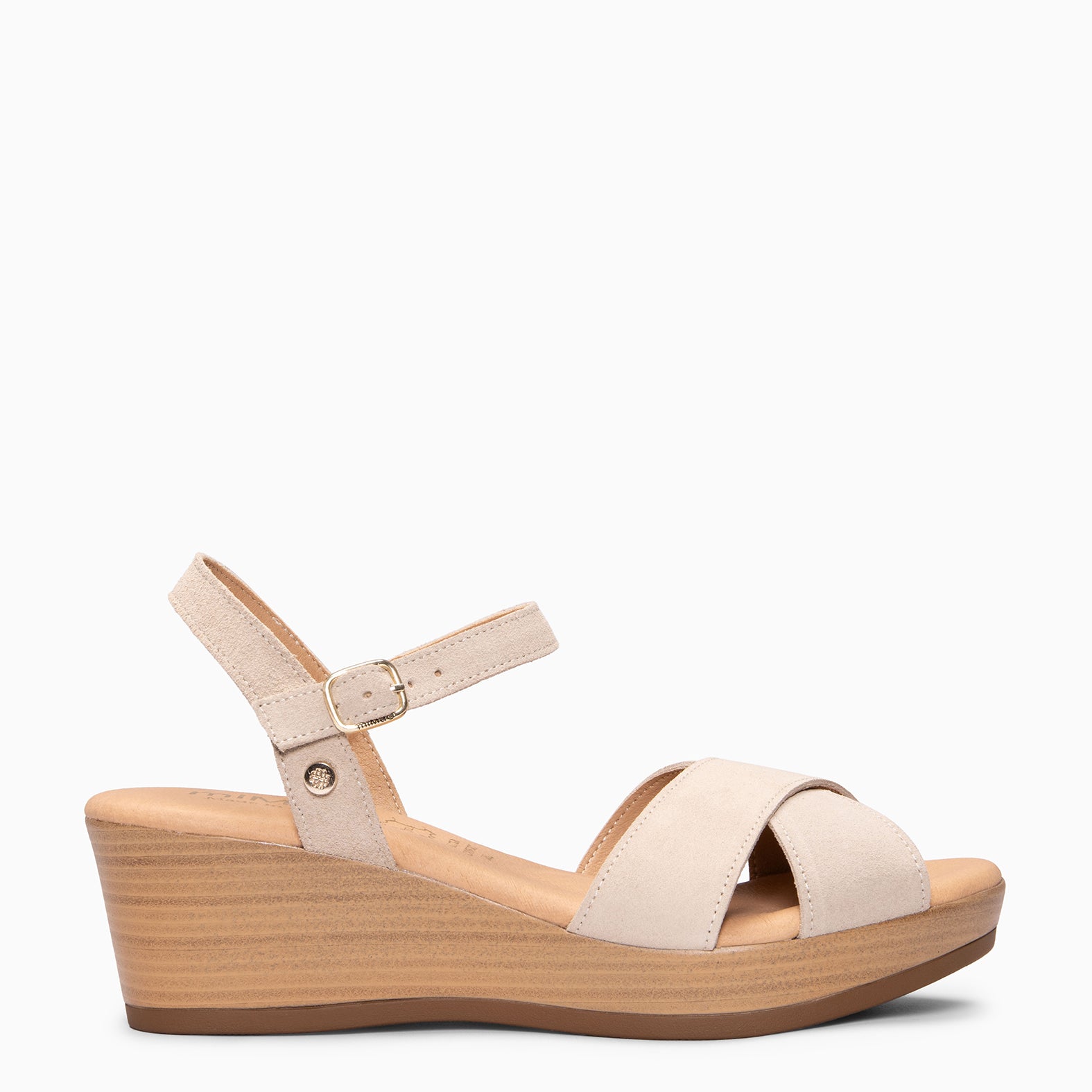 MAR - Cuñas Ligeras de tiras cruzadas BEIGE