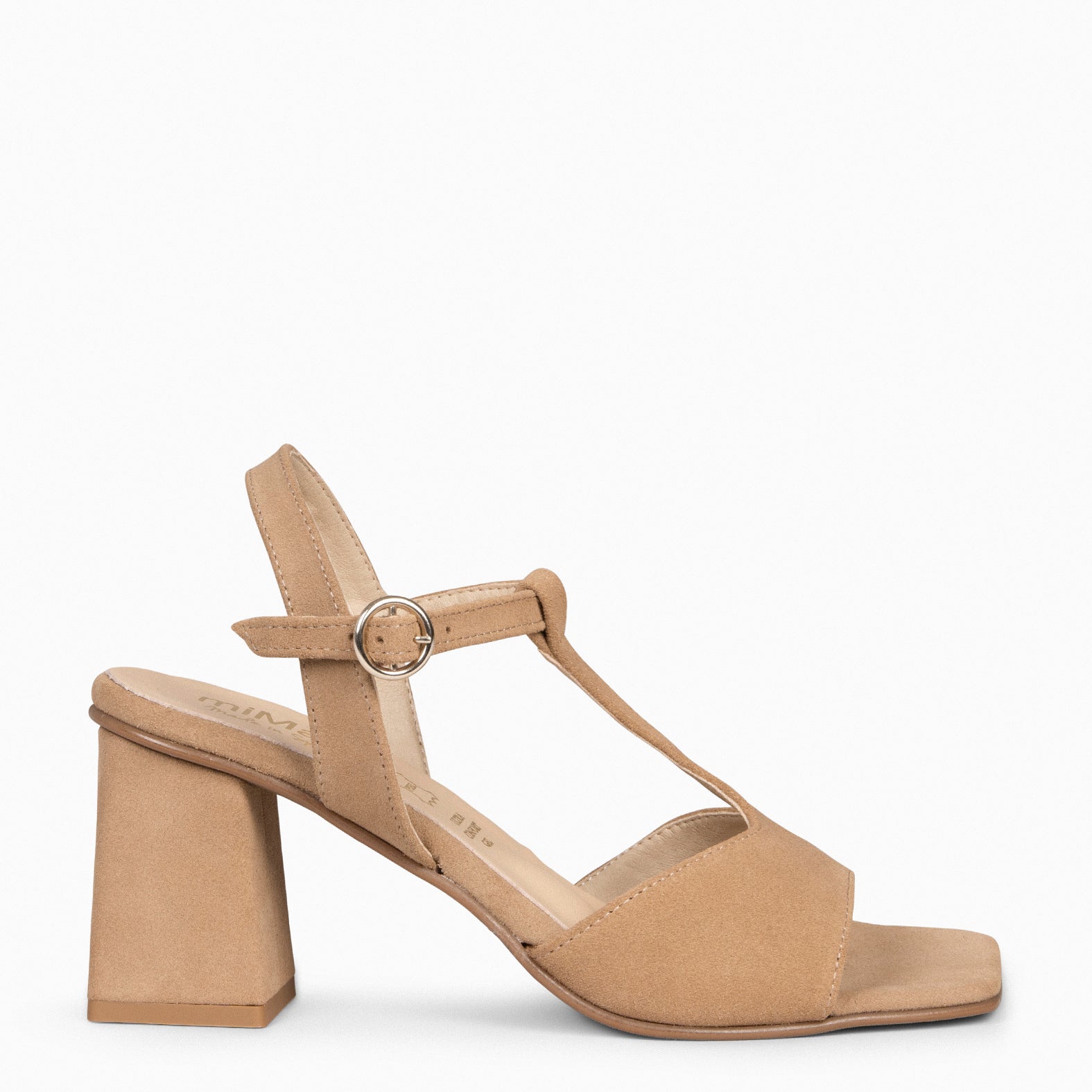 ITAKA - Sandalias de tacón alto BEIGE