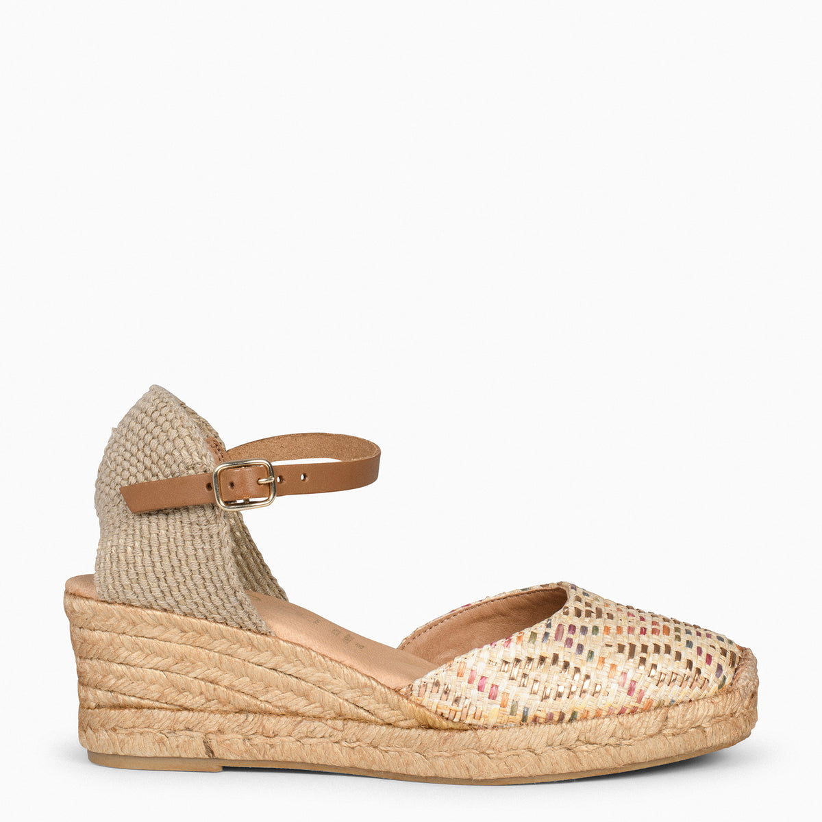 JAVEA – BEIGE raffia espadrilles