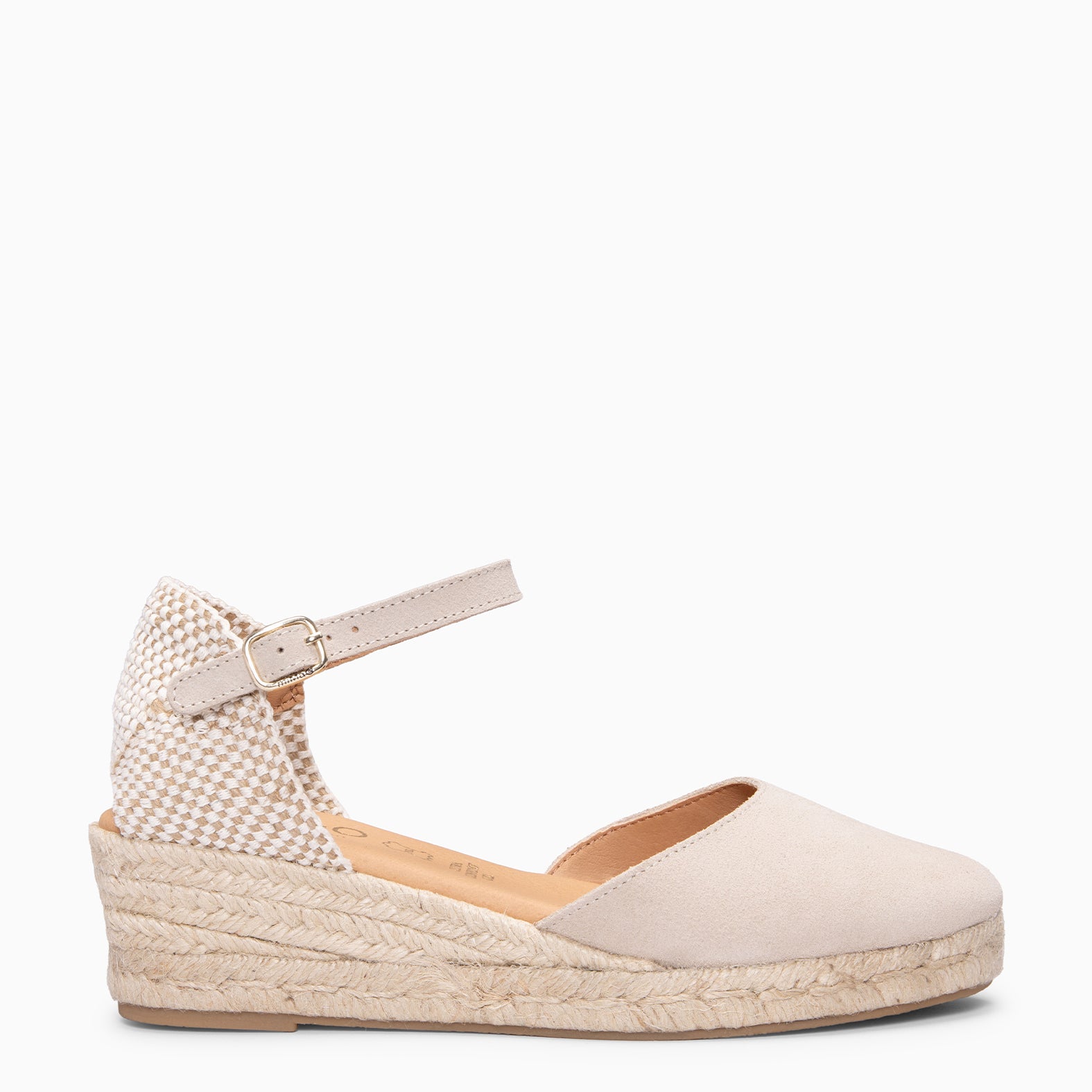 FORNELLS - BEIGE WEDGE ESPADRILLES