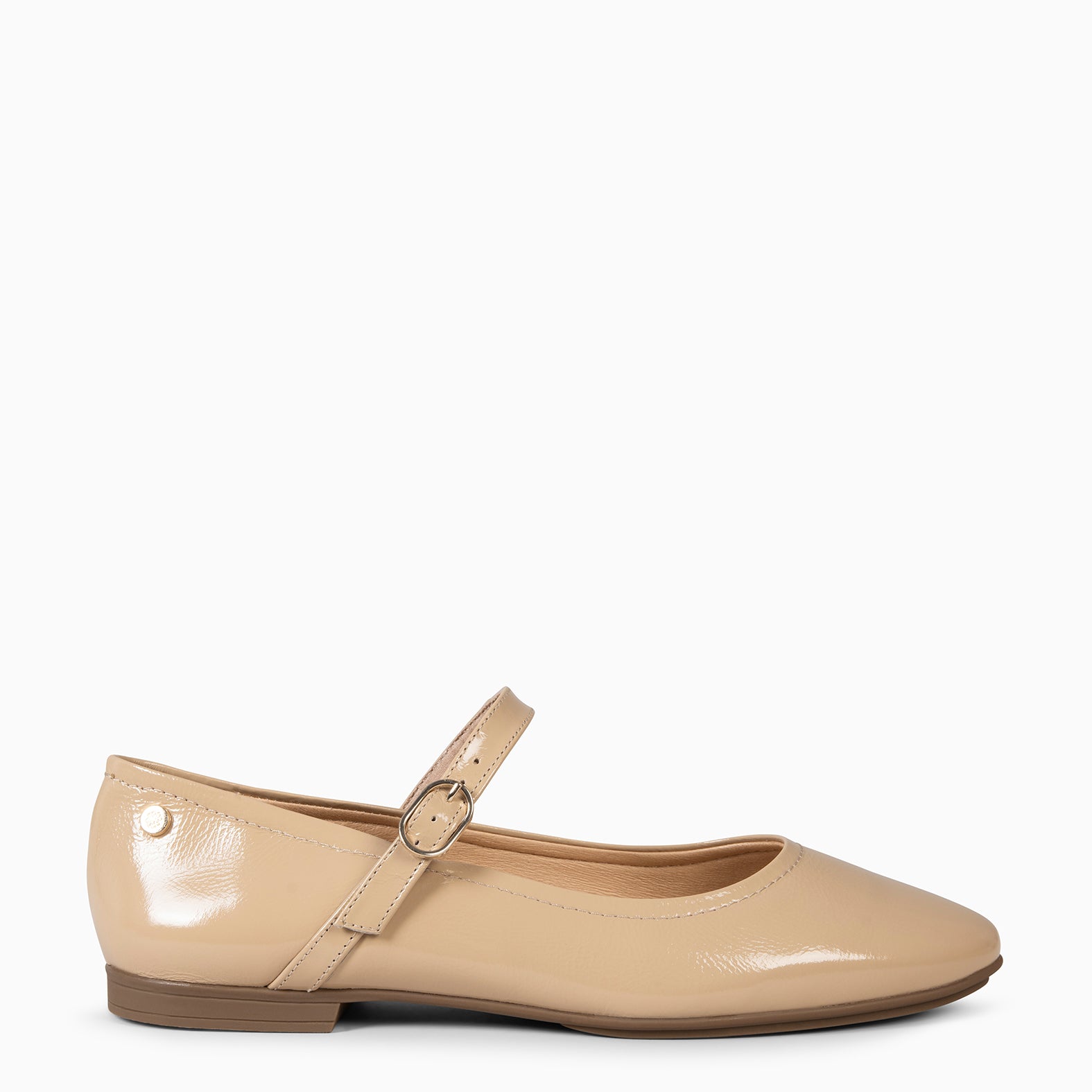 ROSALIE BEIGE ROUNDED TOE MARY-JANE miMaO ®