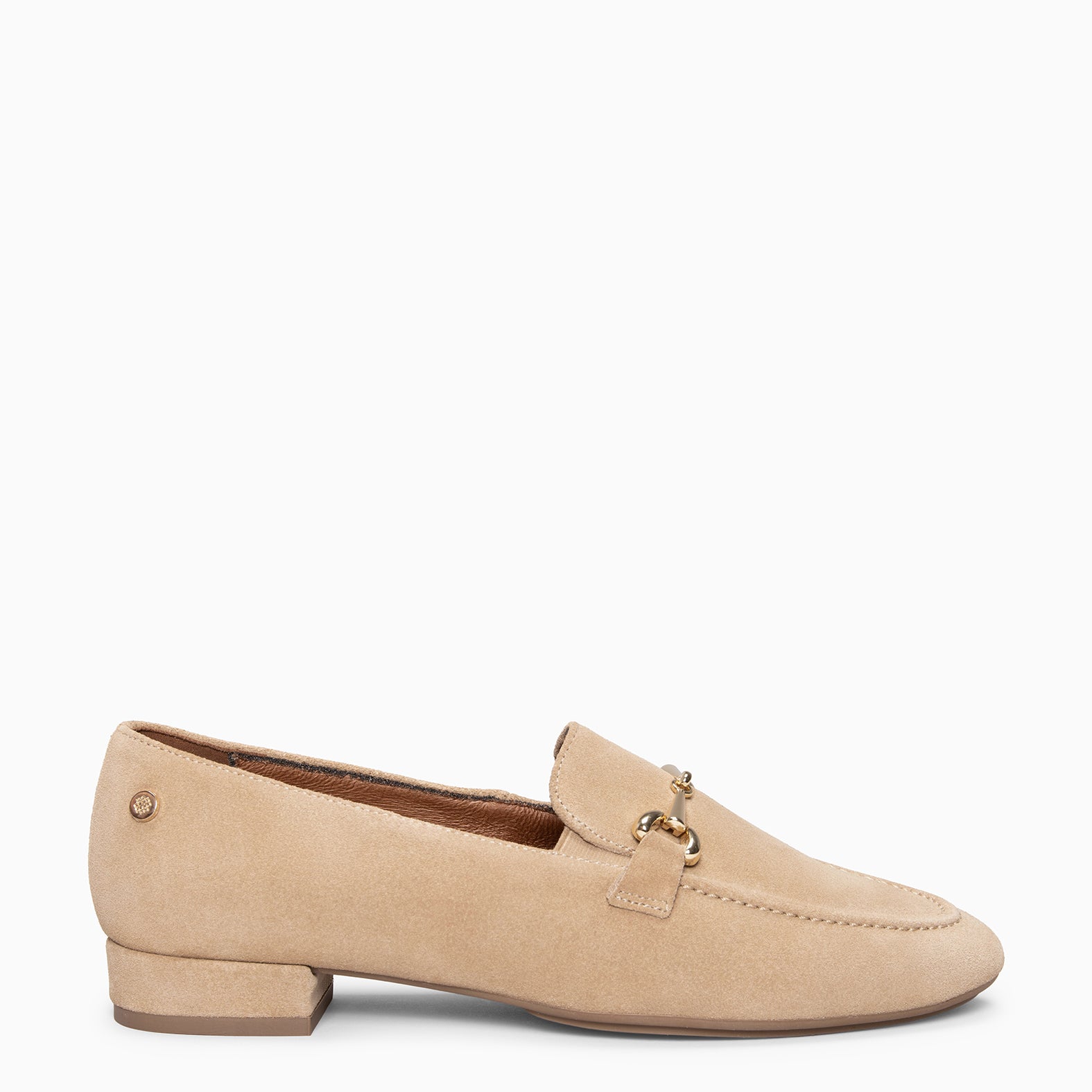 SERENA - Mocasín de piel BEIGE