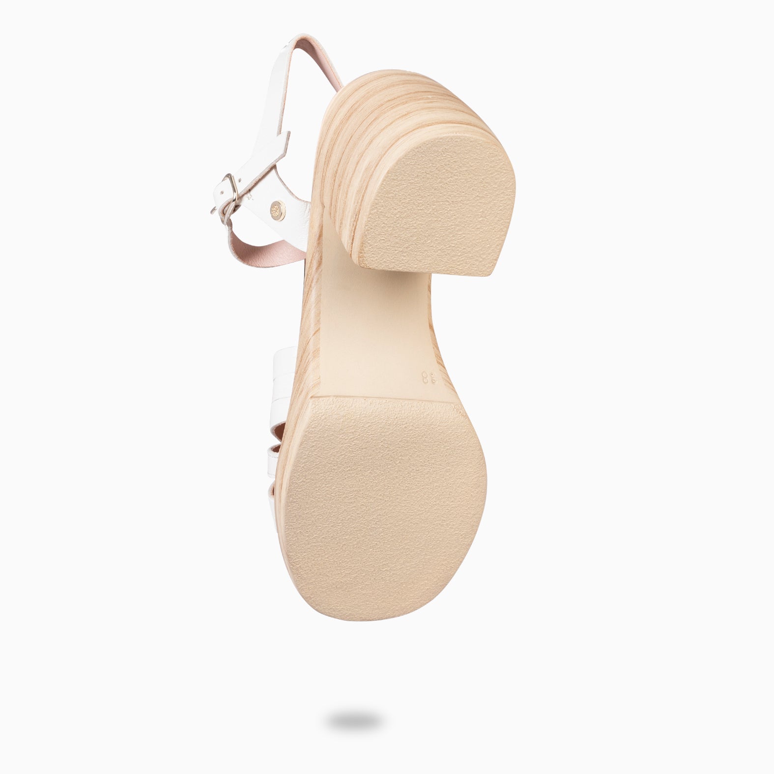 LANCY - SANDALIAS CASUAL DE TACÓN BEIGE