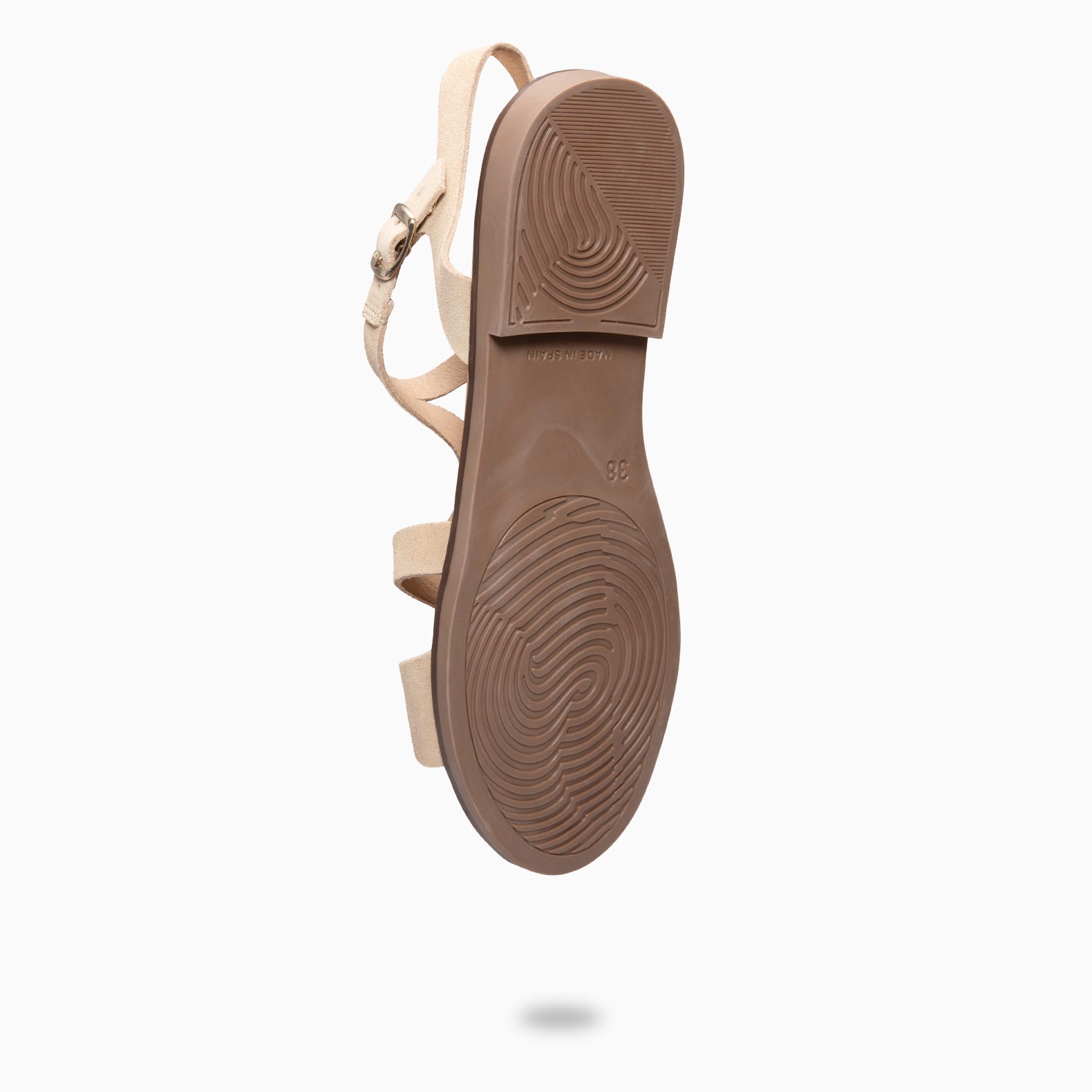 BAMBOO - BEIGE FLAT SANDALS