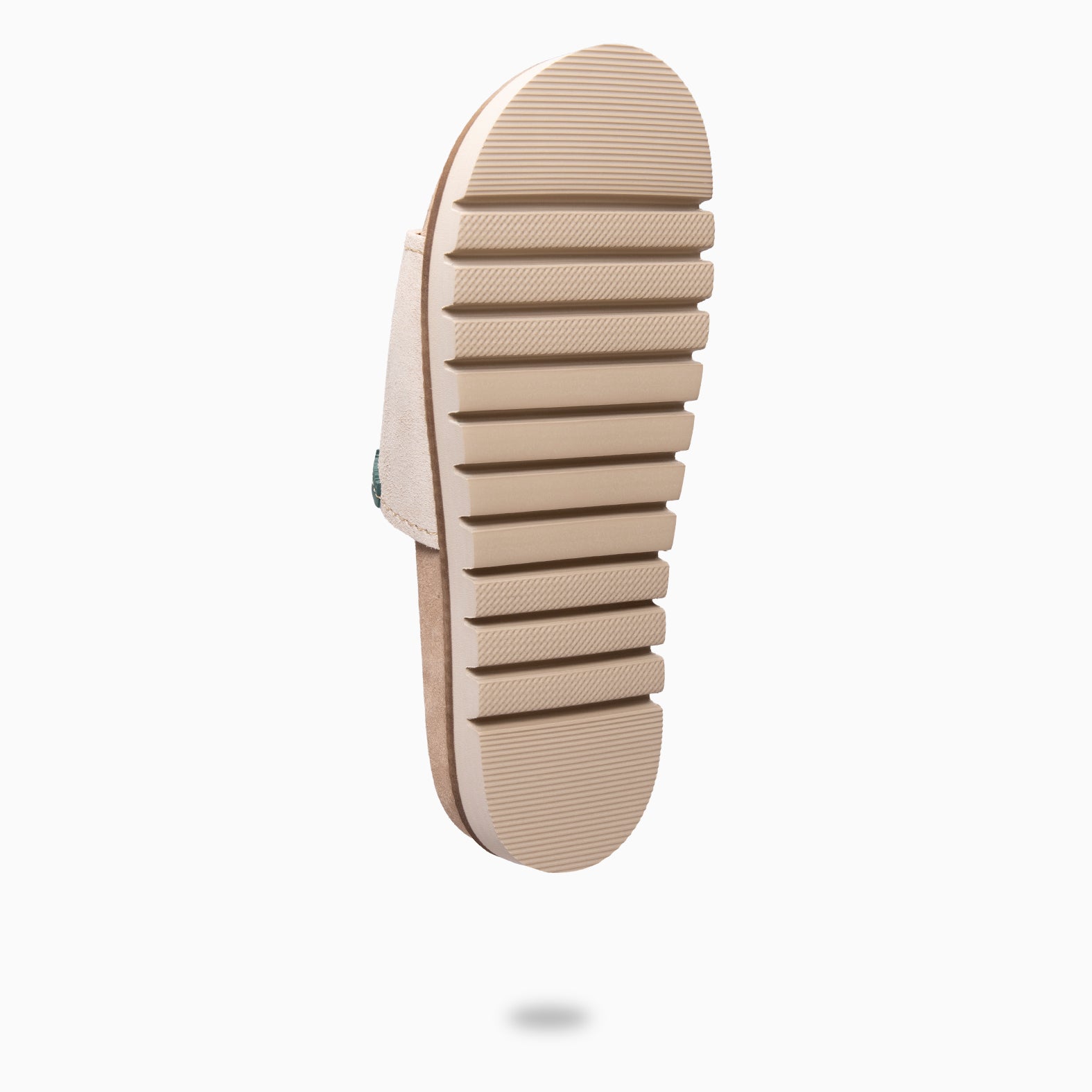 CUBA - Sandalias tipo pala de serraje BEIGE