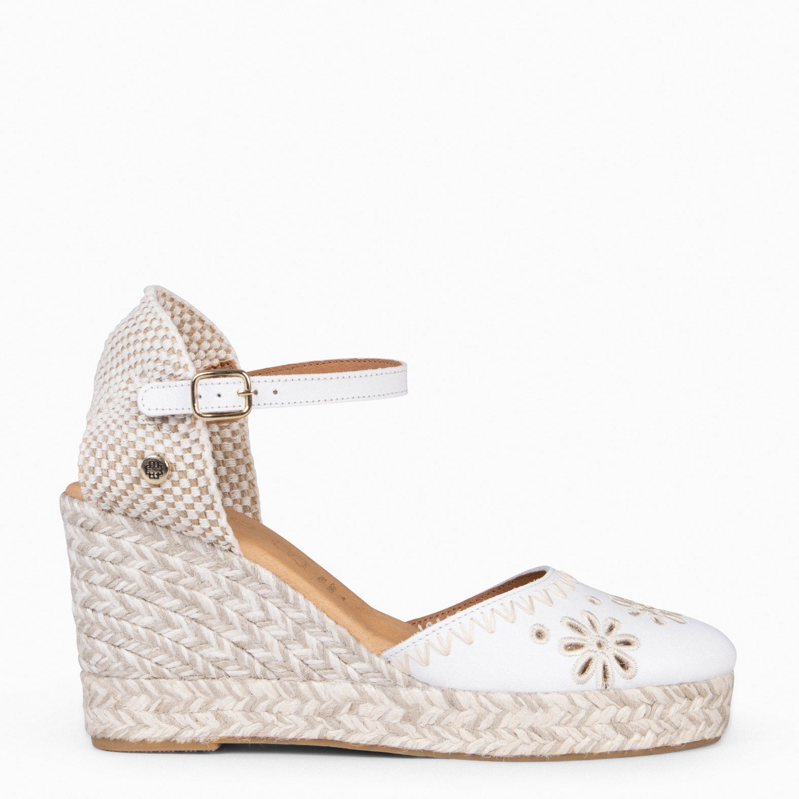 CASARES - WHITE NAPPA ESPADRILLE