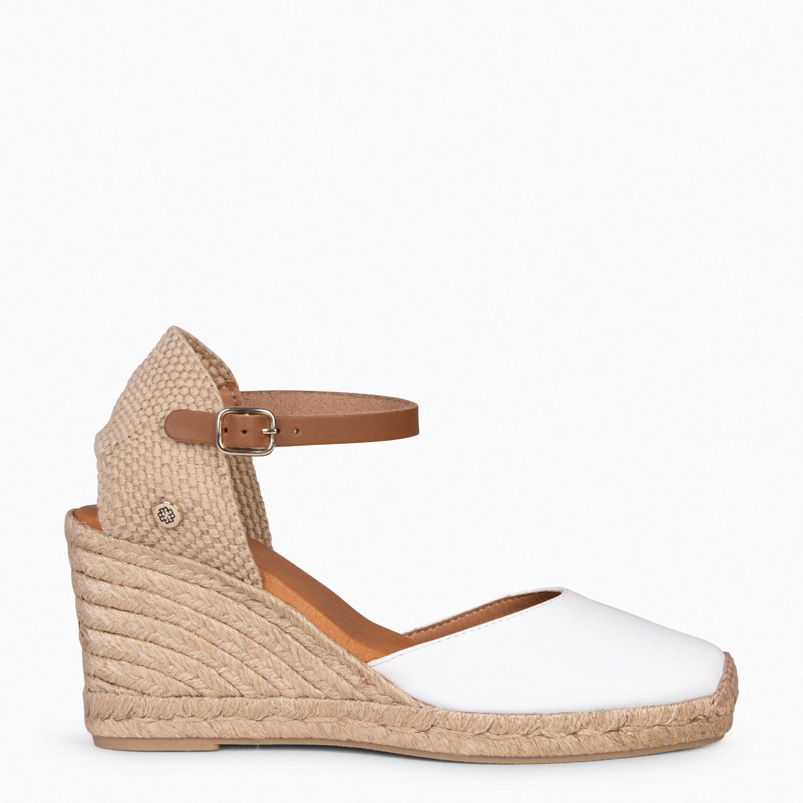 GIO - WHITE WEDGE ESPADRILLES