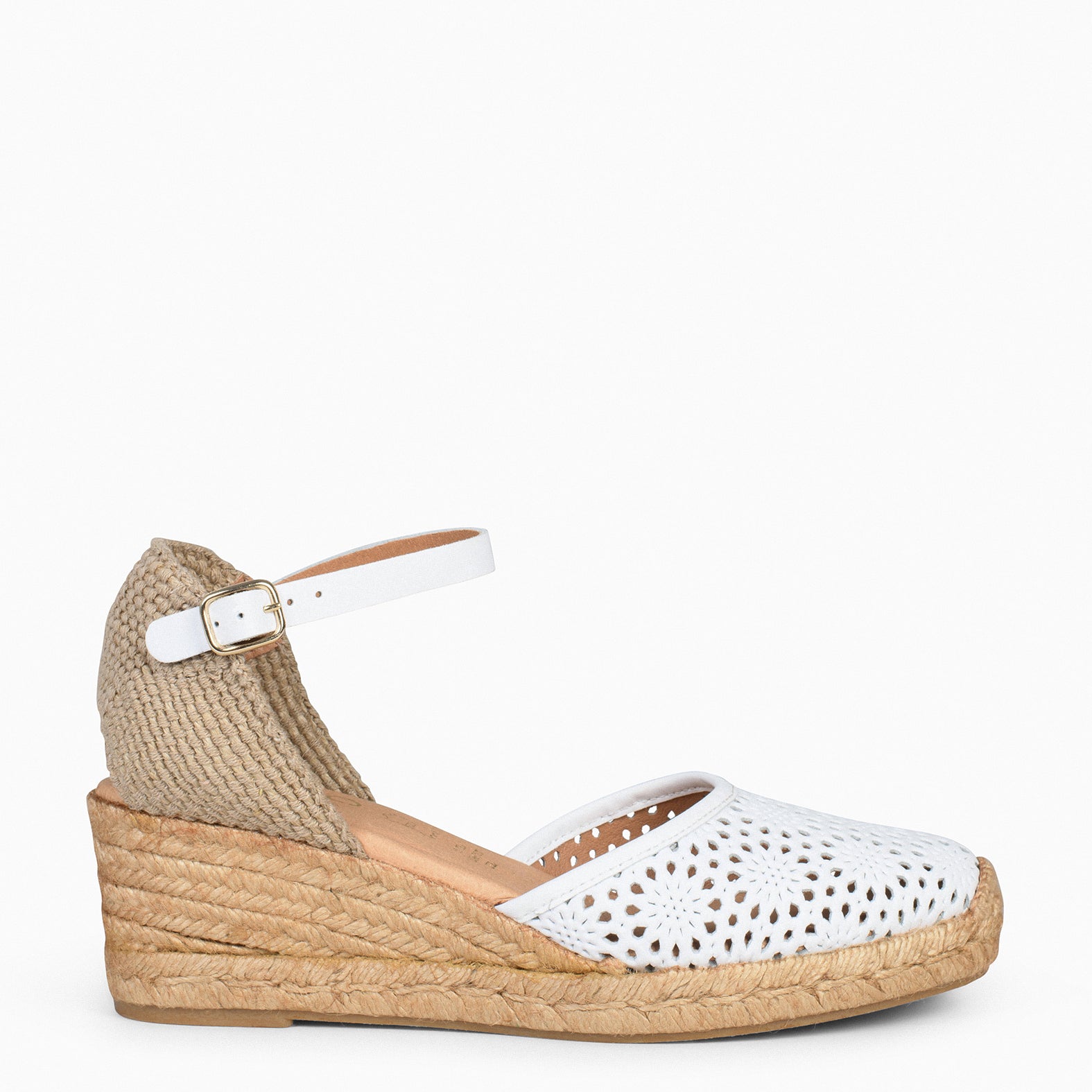 MALDIVES - WHITE NAPPA ESPADRILLES