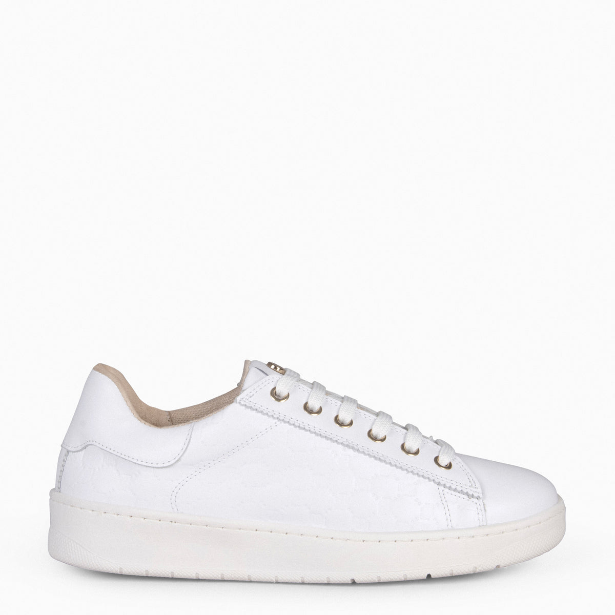 MARSELLA - Sneakers cordones intercambiables BLANCO