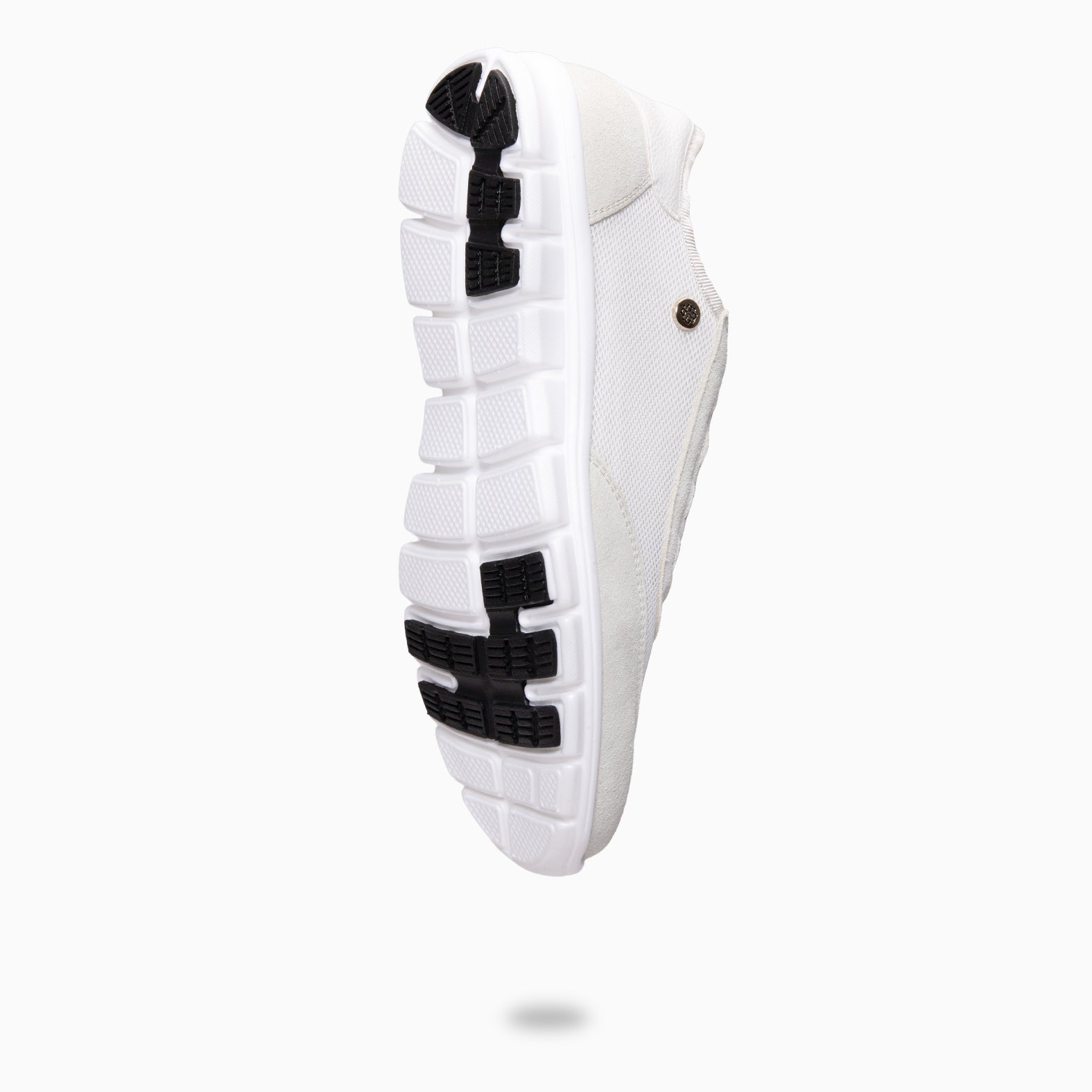 FÜSION 02 - BEIGE Multi-material women's sneakers