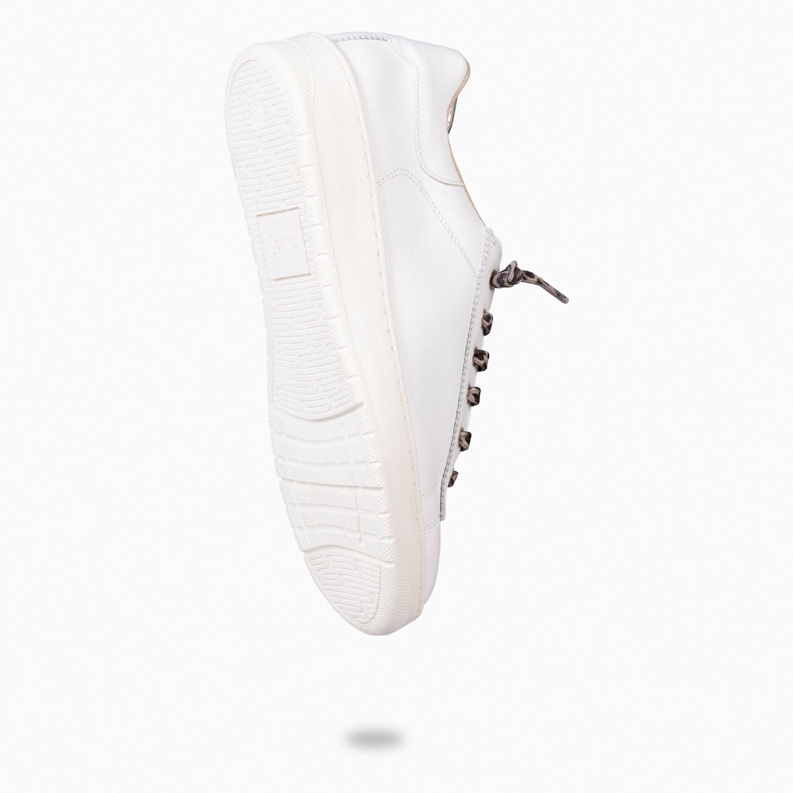 Nantes - WHITE and ANIMAL PRINT sneakers