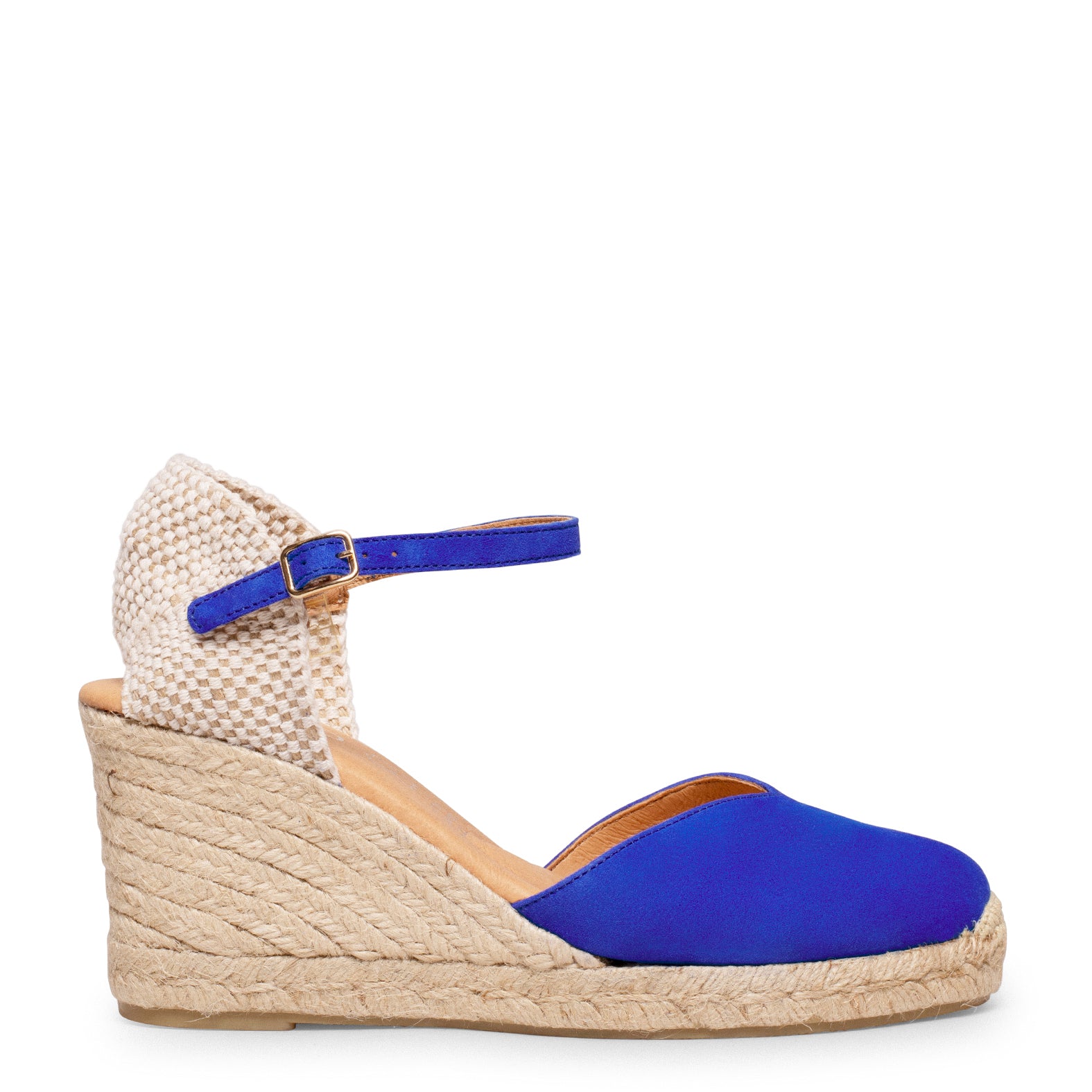 NERJA - ELECTRIC BLUE WEDGE ESPADRILLE