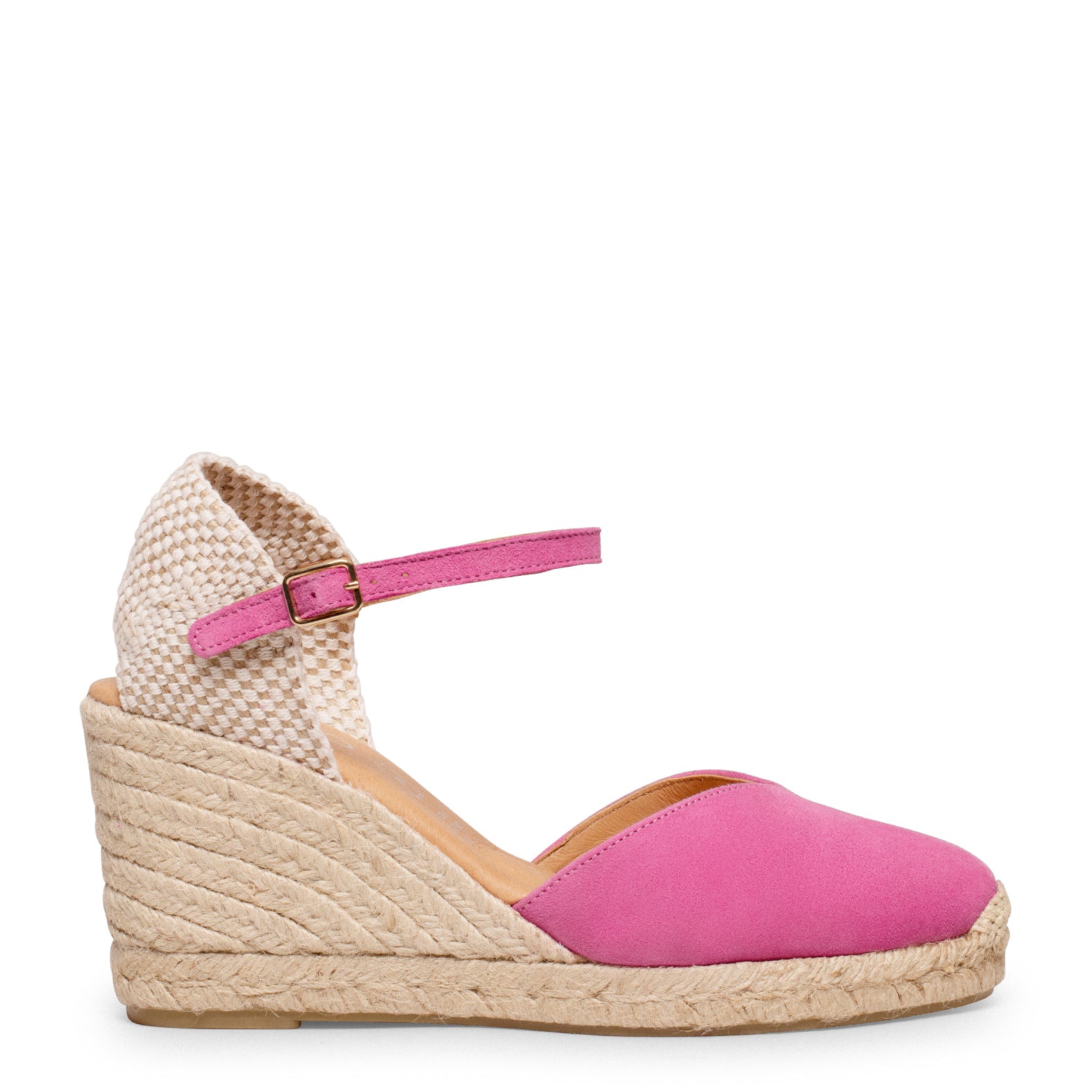 NERJA - PINK WEDGE ESPADRILLE
