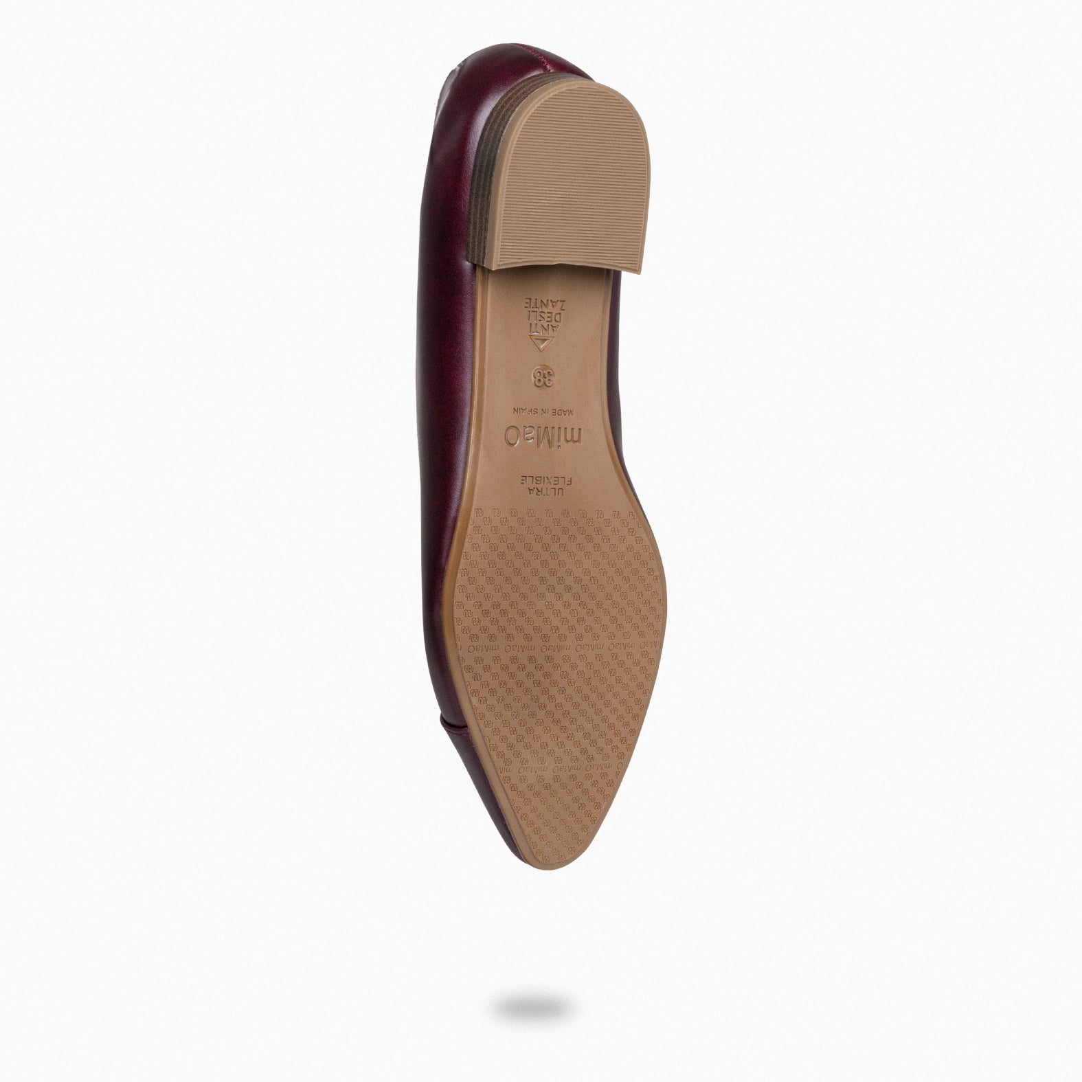 MARIE – BURGUNDY Pointed toe flats
