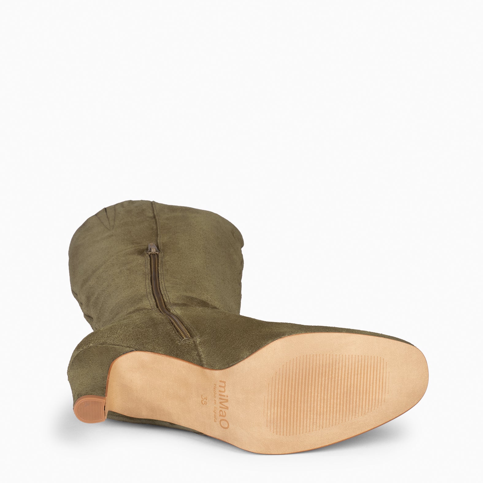 FRELARD – GREEN Women Boots with round toe