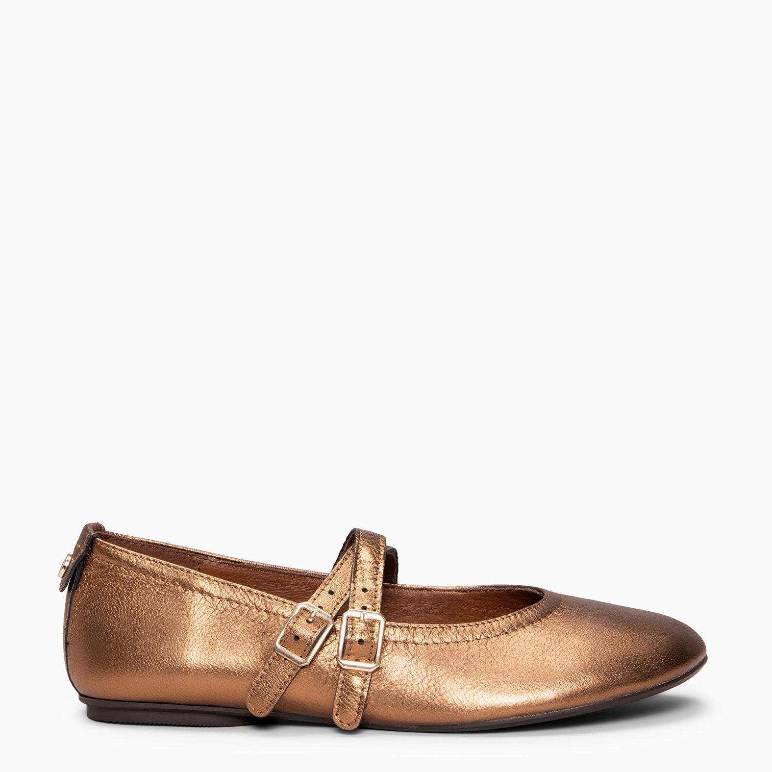 AMAPOLA - BRONZE LEATHER BARESOFT BALLERINA