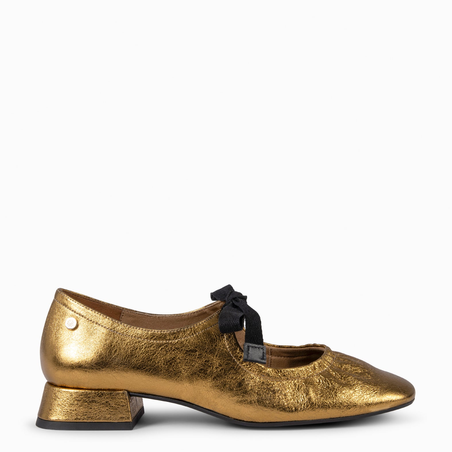 CORA – Merceditas con lazo BRONCE