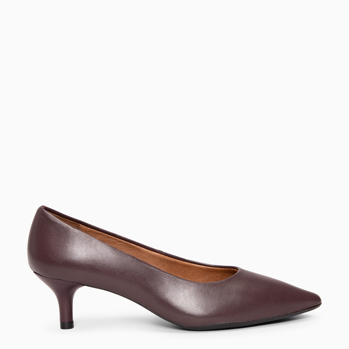 URBAN KITTEN - BURGUNDY Kitten heel shoes
