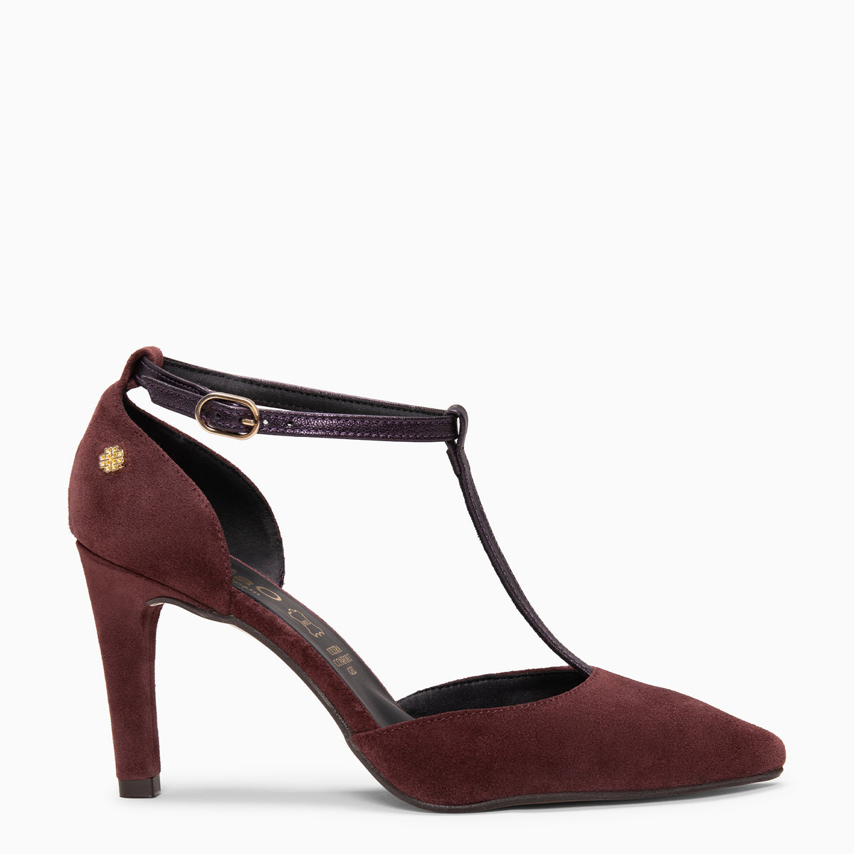 AMANDA - BURGUNDY High-heel shoes