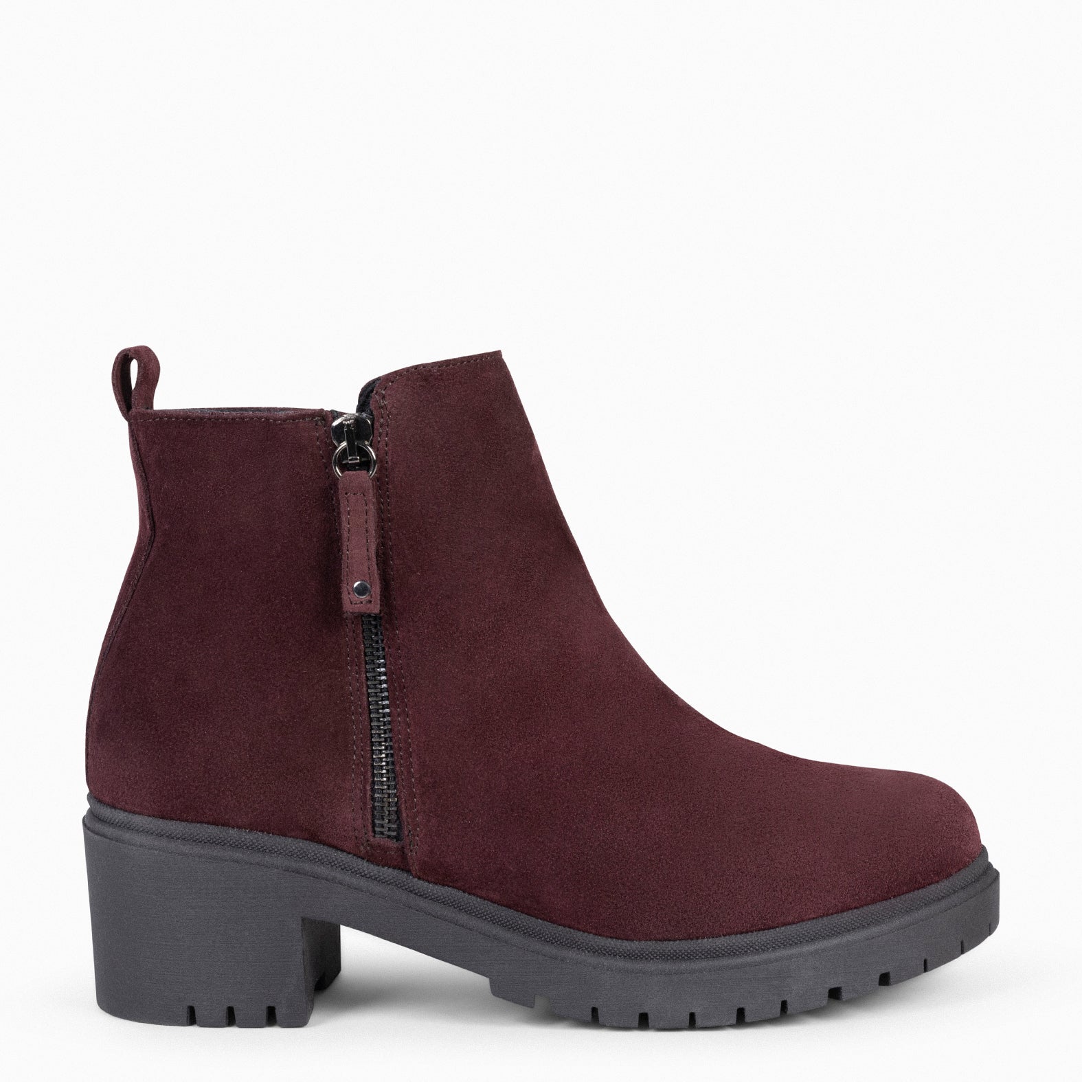 Maroon booties sale