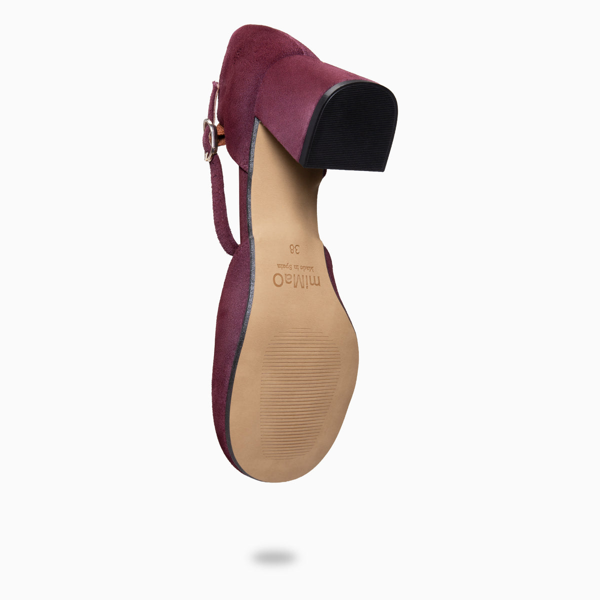 AZUCENA - Zapato baresoft con tacón BURDEOS